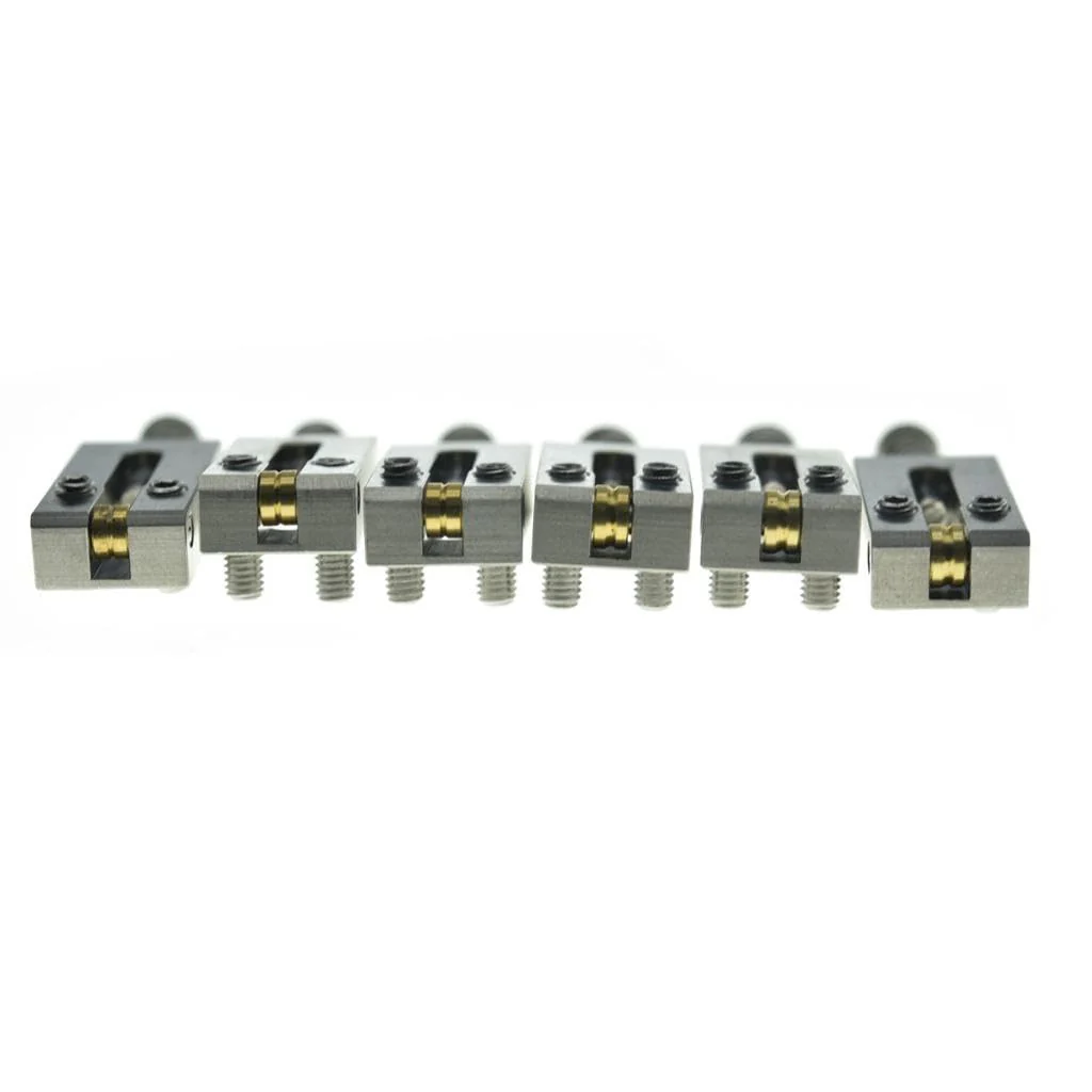 Dopro Premium Stainless Steel Bridge Roller Saddles Tremolo Bridge Roller Saddle for Strat/Tele Guitars 10.5mm Width 2-1/16"(10.5mm) width - Image 5