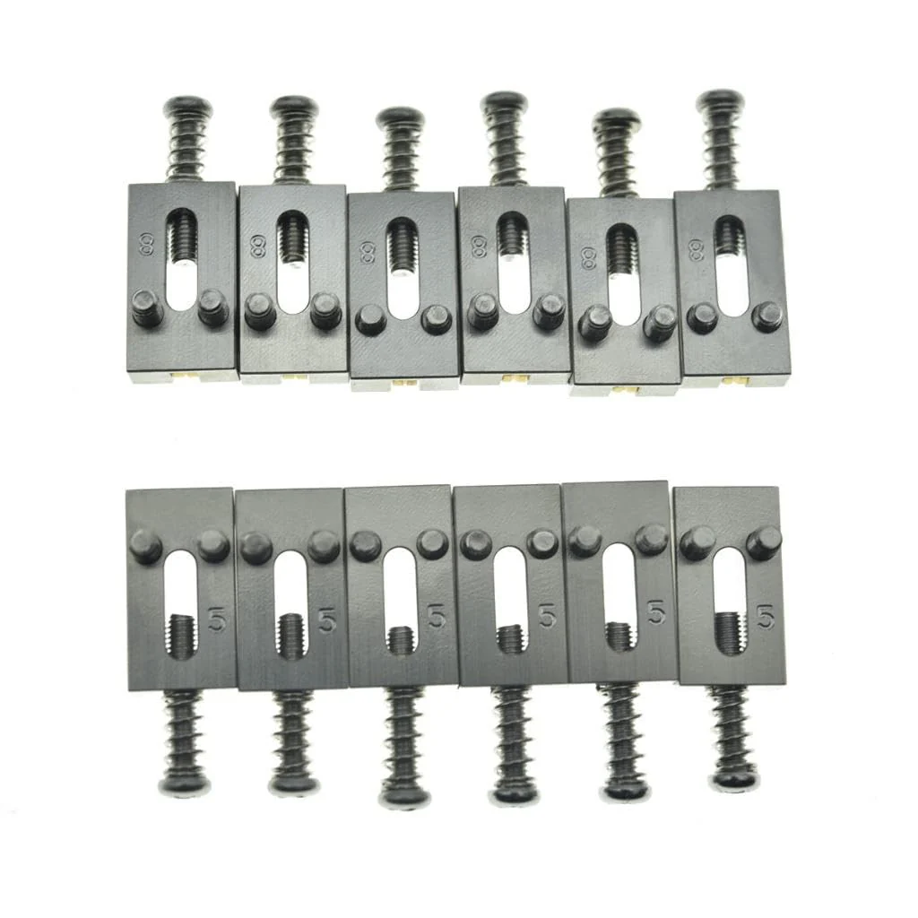 Dopro Premium Stainless Steel Bridge Roller Saddles Tremolo Bridge Roller Saddle for Strat/Tele Guitars 10.5mm Width 2-1/16"(10.5mm) width - Image 6