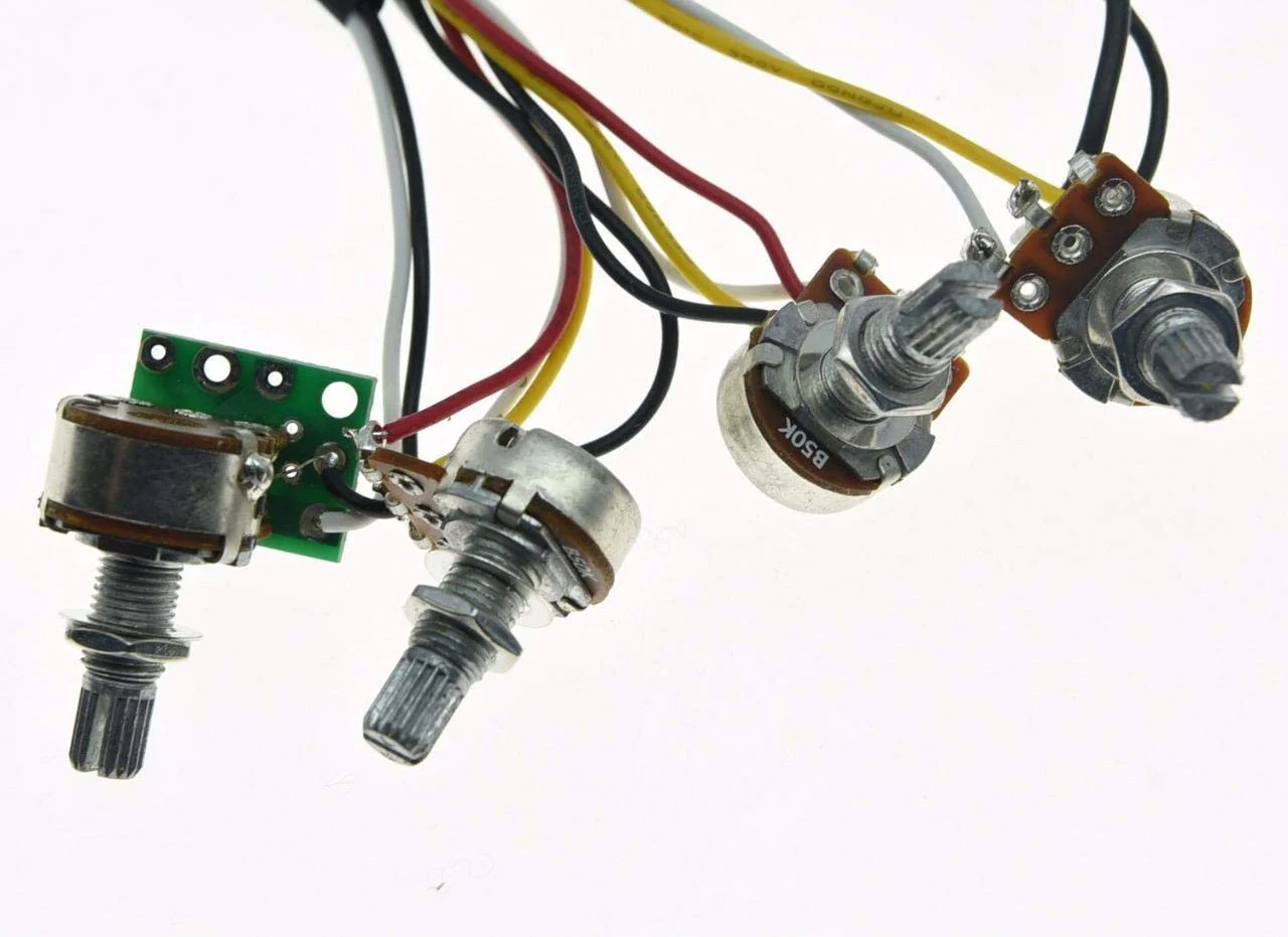 Dopro Prewired 2 Band Active & Passive EQ Equalizer Electric Bass Preamp Circuit - Image 3
