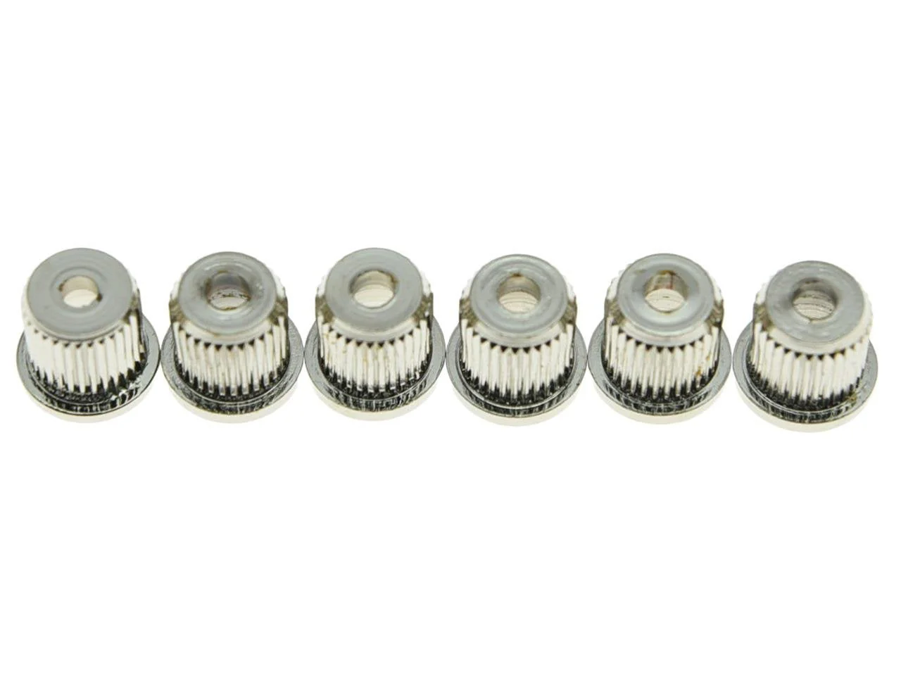 Dopro Set of 6 Nickel Guitar String Through Body 5/16" String Ferrules for American Standard Telecaster - Image 2