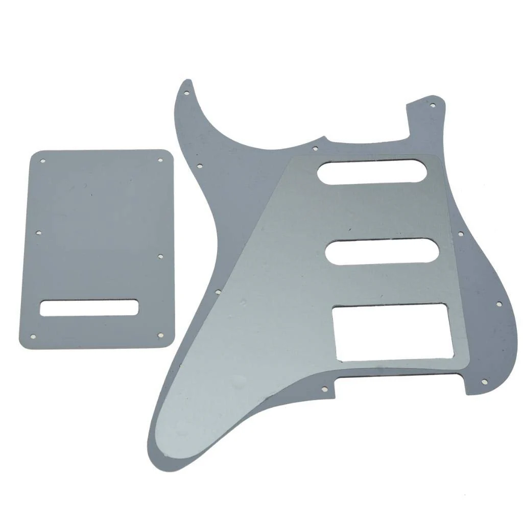 Dopro Strat HSS Guitar 3D Printed plastic pickguard ST Back Plate Tremolo Cover for USA/Mexican Fender Strat Flower Pattern - Image 2