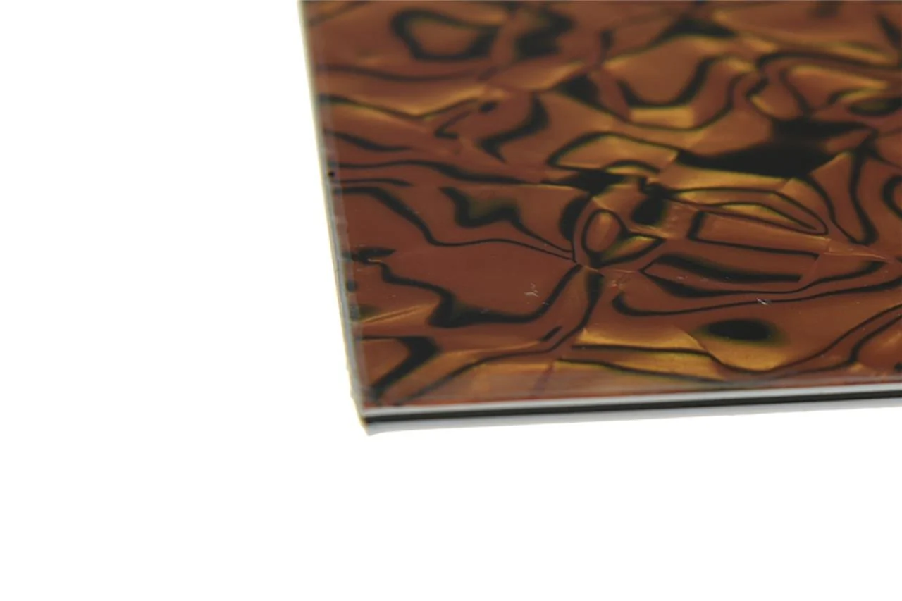 Dopro Uncut 11"x17" DIY Blank Guitar Bass Pickguard Material Sheet Scratch Plate Material Sheet 29x43cm Tiger Stripe (Cut Your Own Pickguard) - Image 2