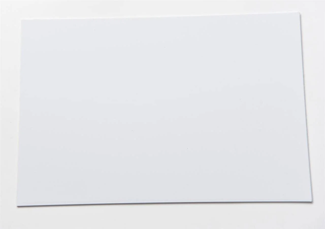Dopro Uncut 11"x17" DIY Blank Guitar Bass Pickguard Material Sheet Scratch Plate Material Sheet 29x43cm White 1Ply (Cut Your Own Pickguard)