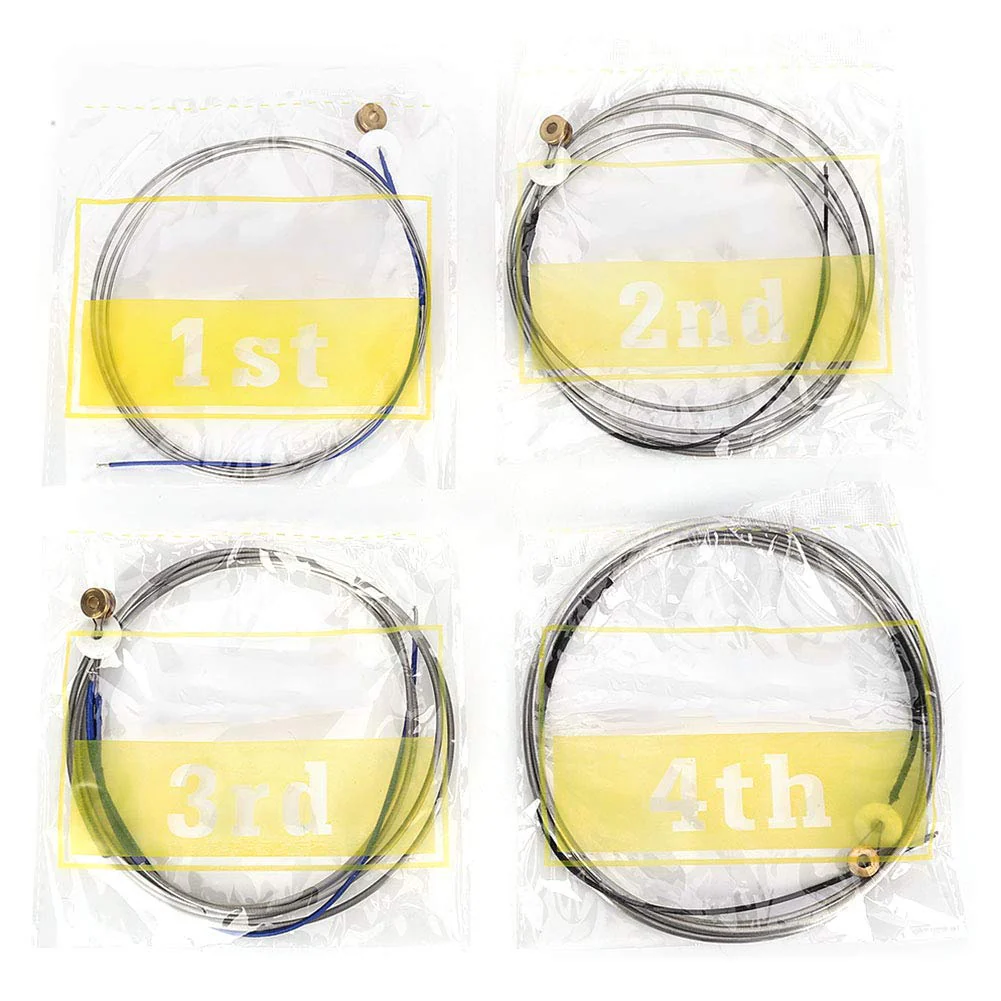 Double Bass String, Steel Double Bass Strings Wire String Professional Music Instrument Accessory - Image 3