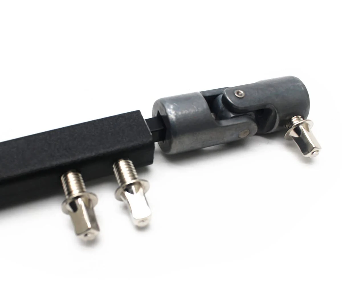 Double Kick Drum Pedal Drive Shaft Steel Bass Drum Pedal Linkage Connector Arm for Drum Kit Percussion Instrument Parts (Black) Black - Image 4