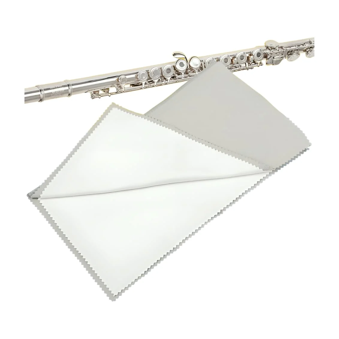 Double Layer Musical Instruments Cleaning Polishing Cloth for Saxophone, Flute, Trumpet, French Horn, Brass Instruments, 2pcs - Image 7
