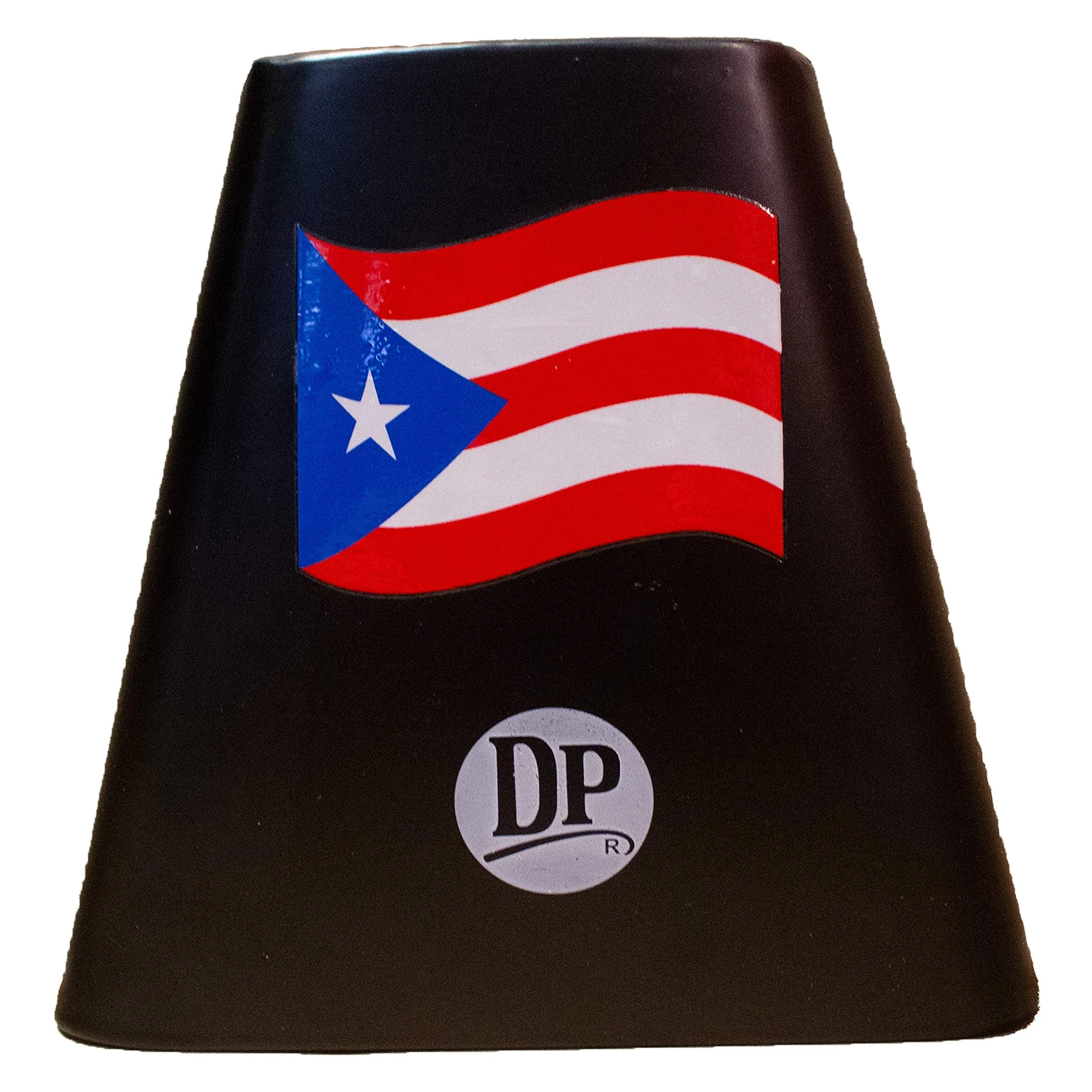 DP Music Puerto Rico Flag 5 Inch Metal Cow Bell Noise Maker with Beater - Cowbell for Sporting, Football Games, Events - Percussion Musical Instrument - Image 2