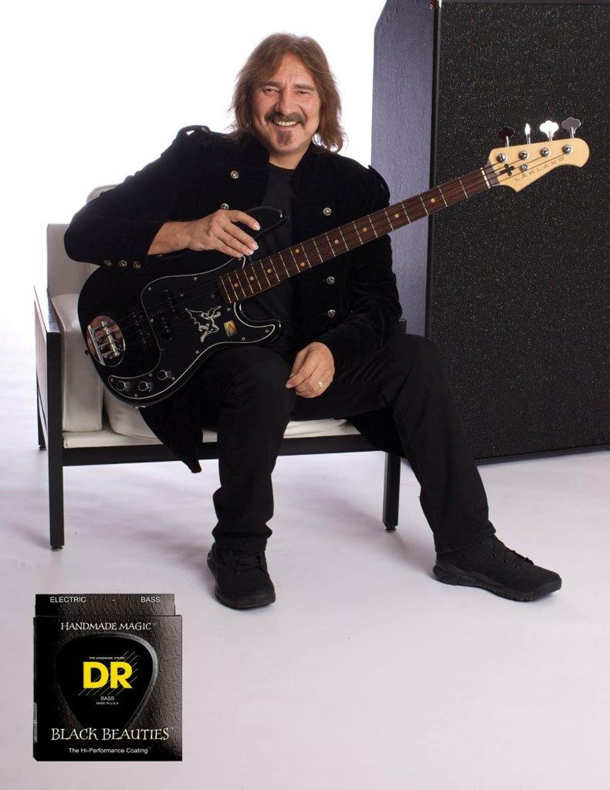 DR Strings Black Beauties BKB-45 Coated Black Bass Guitar Strings – Medium Gauge, Medium Scale 4-String(45-105) - Image 2