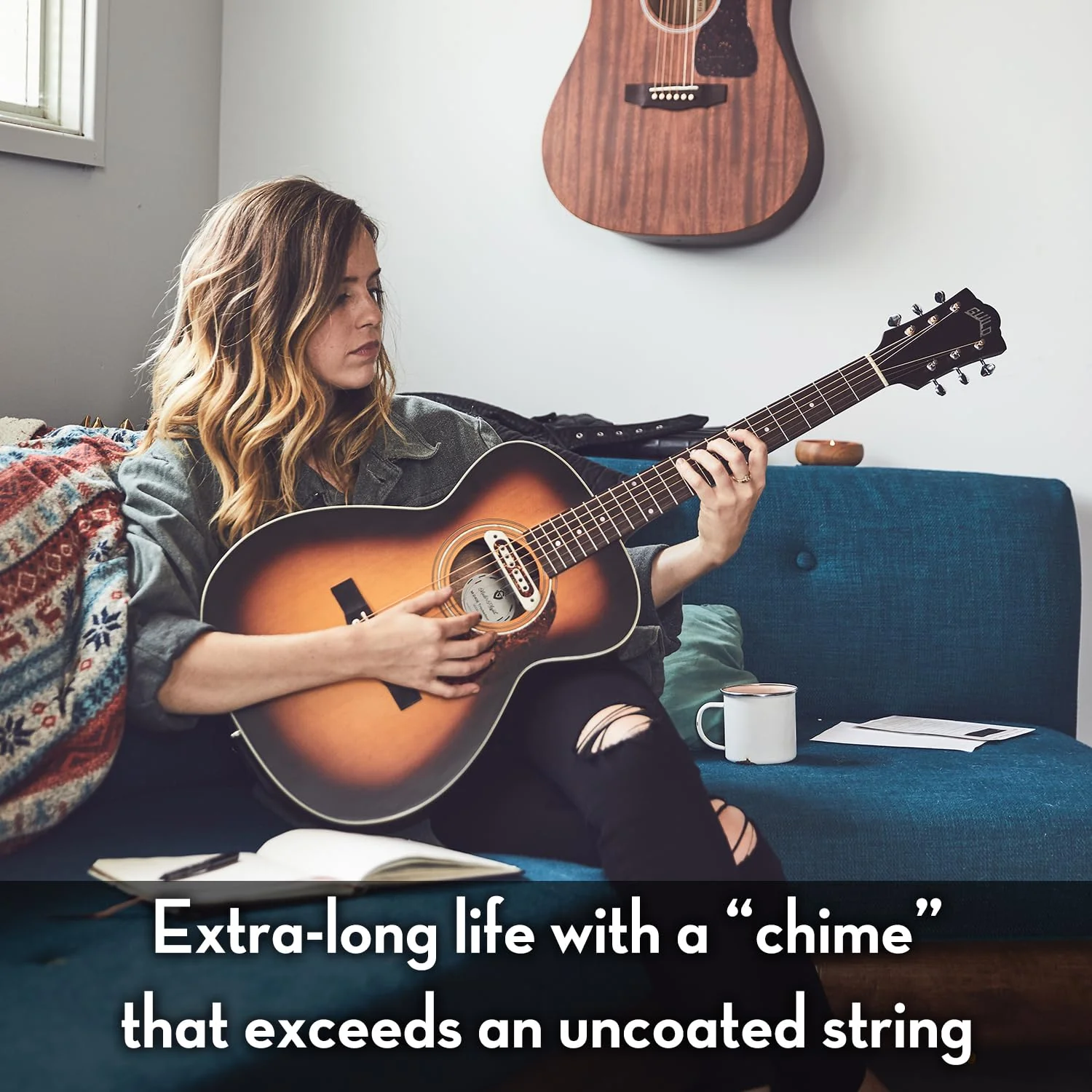 DR Strings - Dragon Skin+ - Acoustic Guitar Strings 6-String Set - Bluegrass 12-56 - Phosphor Bronze - Acoustic Guitar Accessories (DAP-12/56) DAP-12/56 Bluegrass 12-56 - Image 5