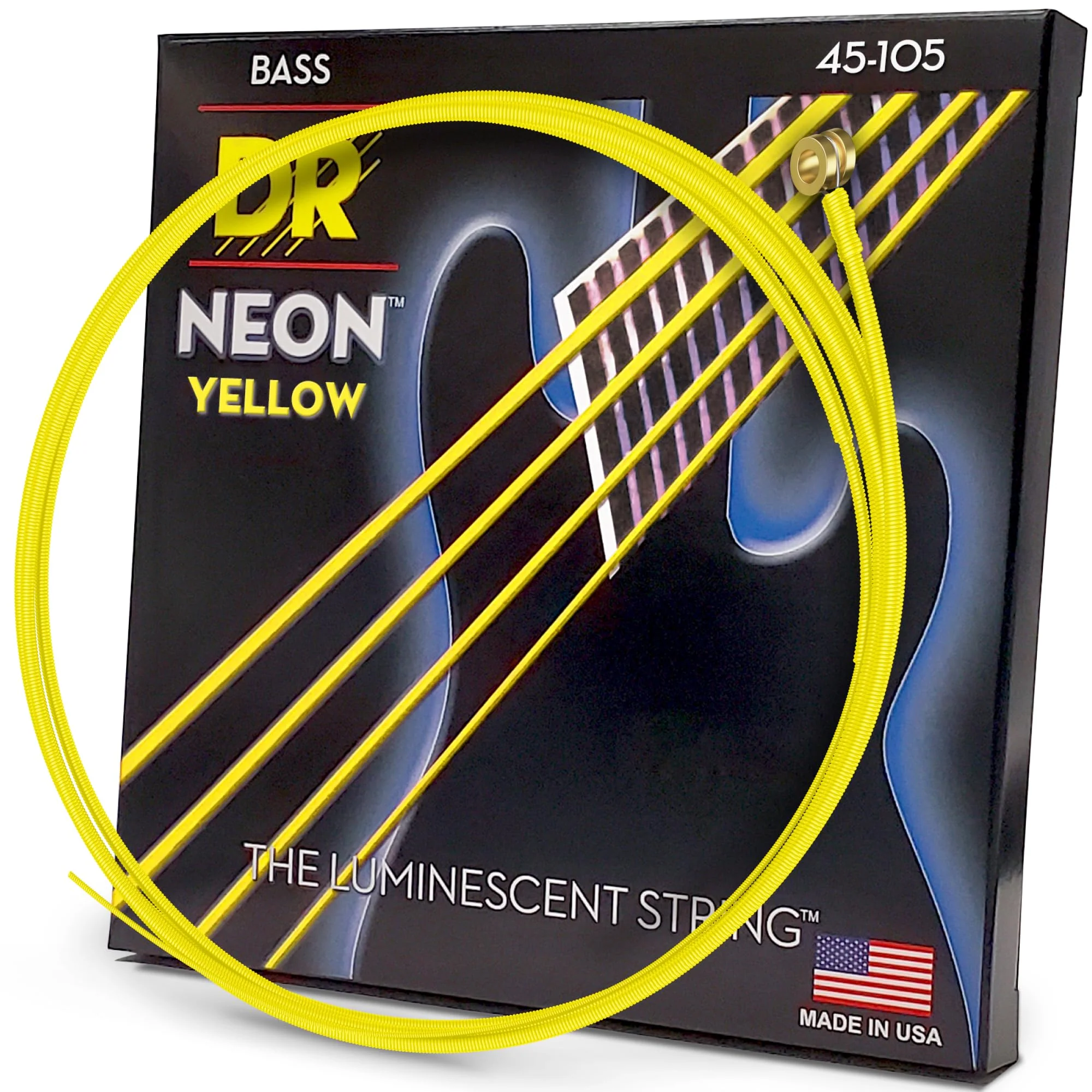 DR Strings HI-DEF NEON Bass Guitar Strings (NYB-45)