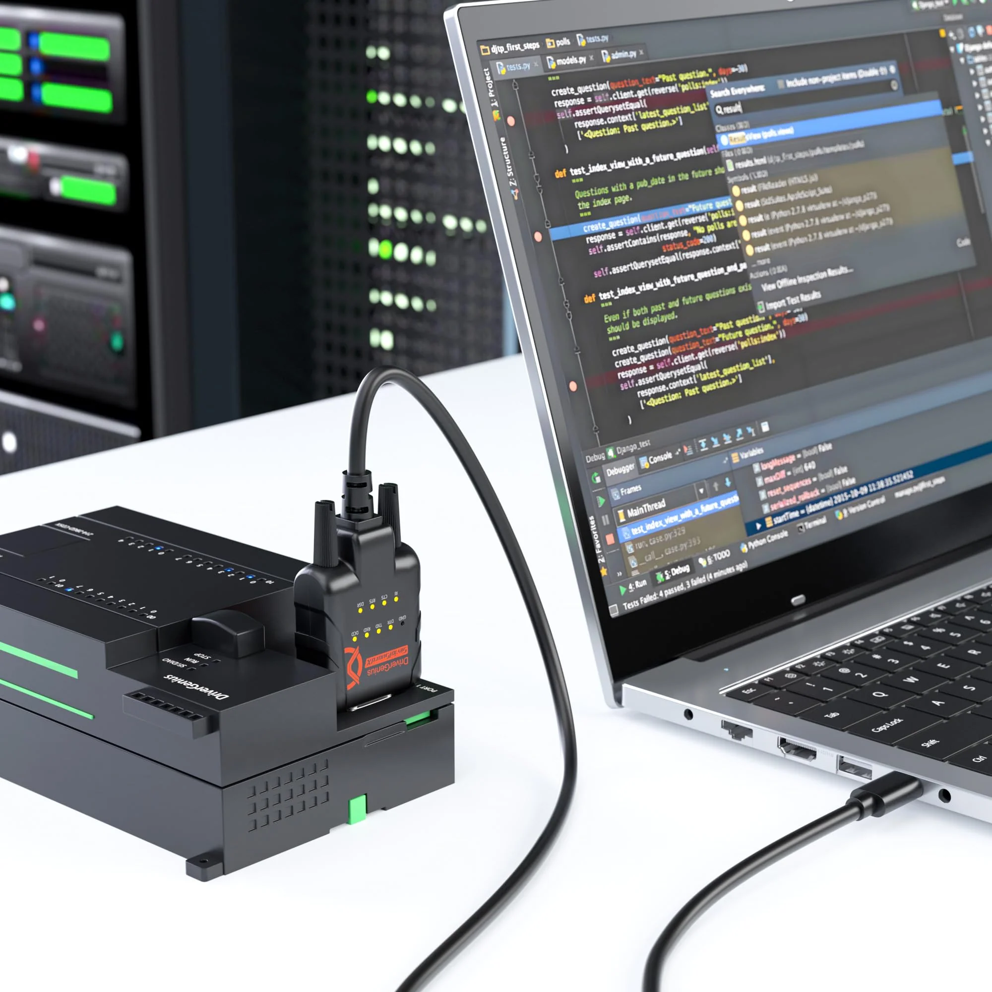 DriverGenius SerialGuardX Series | FTDI USB-C to RS232 Converter, 9 x Signal Monitoring LEDs, ESD-Protected - Supports Windows 11, macOS 15 & Linux, for Engineers and Technicians (RS232-ESD9C) SerialGuardX, 1-Port DB9 - Image 3
