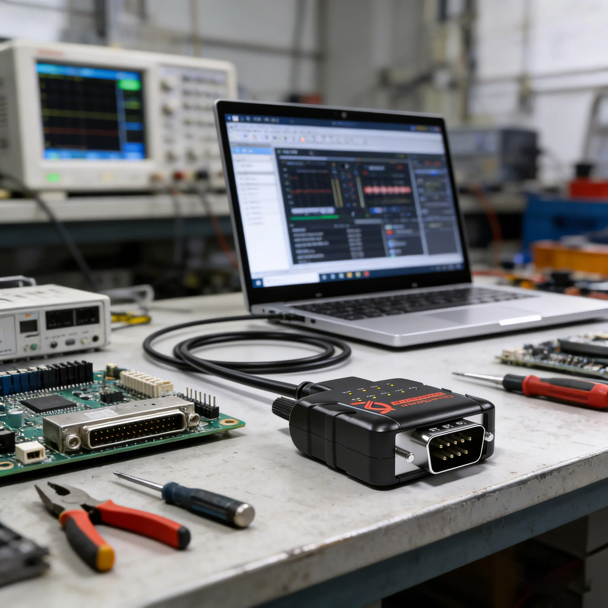 DriverGenius SerialGuardX Series | FTDI USB-C to RS232 Converter, 9 x Signal Monitoring LEDs, ESD-Protected - Supports Windows 11, macOS 15 & Linux, for Engineers and Technicians (RS232-ESD9C) SerialGuardX, 1-Port DB9 - Image 5