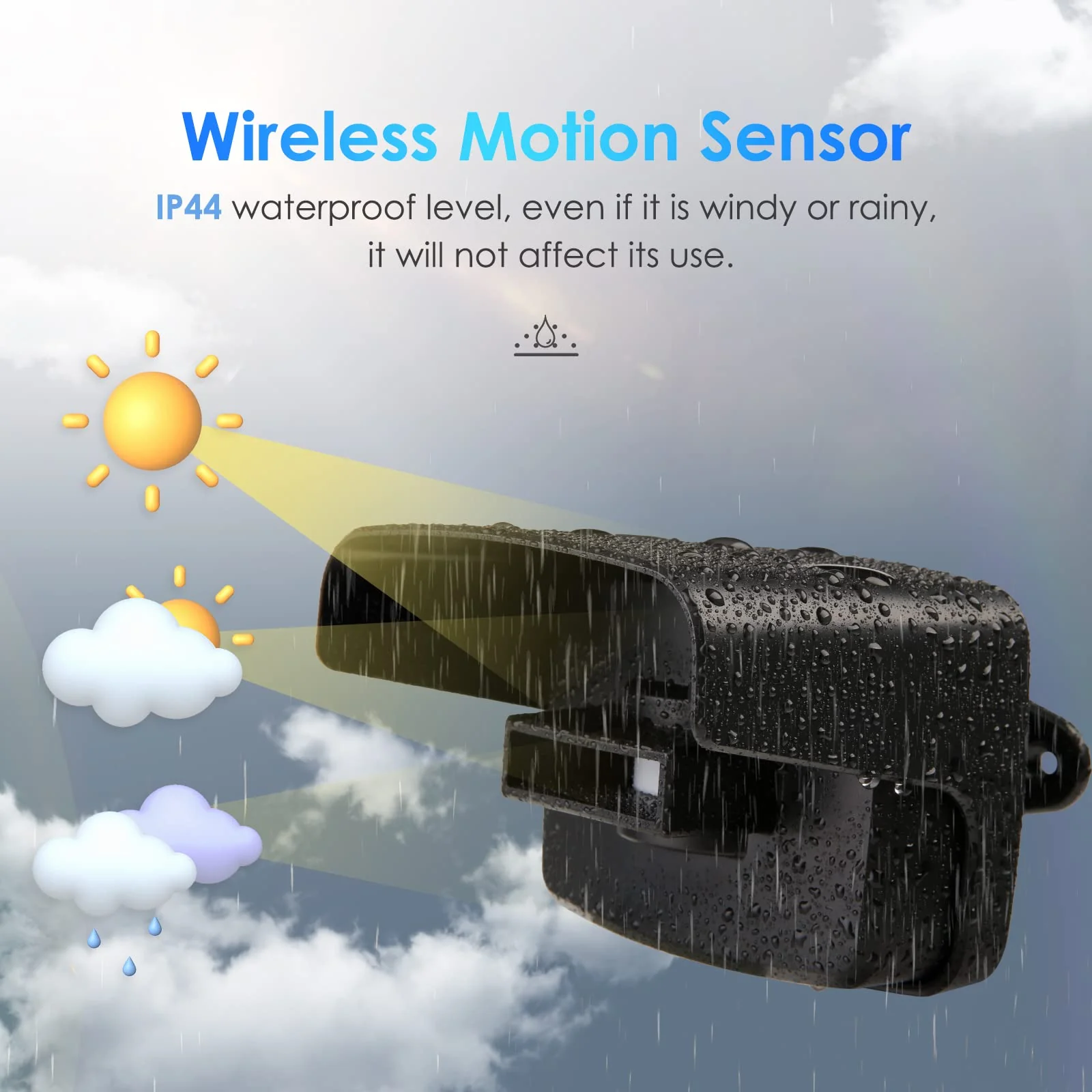 Driveway Alarm, Bistee Wireless Driveway Alarms Weather Resistant Motion Sensor&Detector, Microwave lnfrared Detector Home Security Alert System, 600 FT Range Monitor&Protect Outdoor/Indoor Property 1 Motion Sensor +1 Receiver Black - Image 7