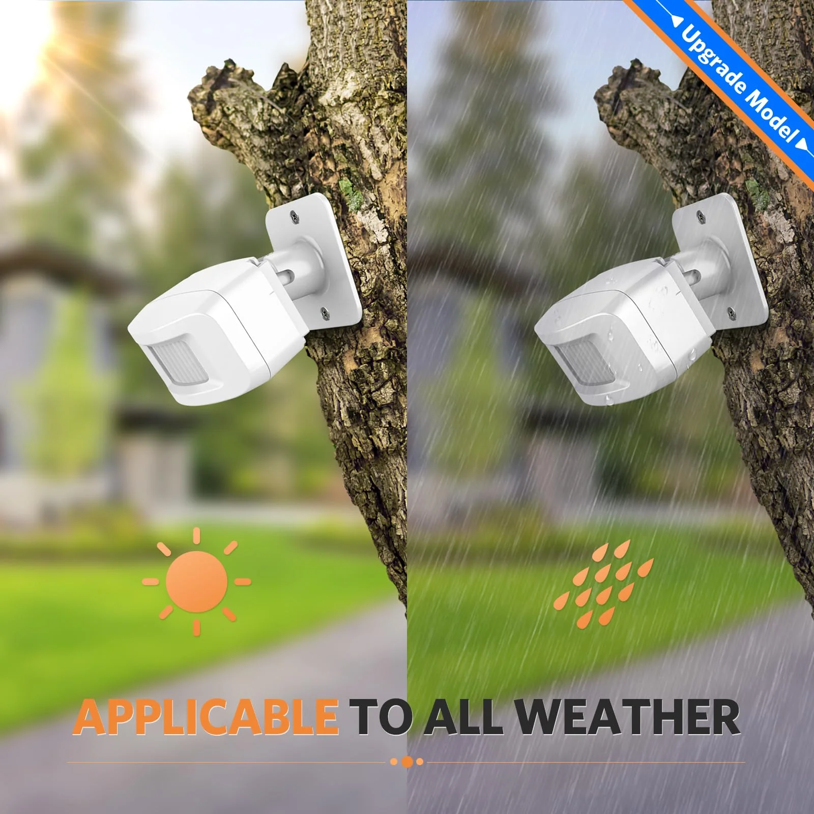 Driveway Alarm Motion Sensor - Driveway Alarms Wireless Outside Weatherproof Motion Detector Presence Outdoor Sensor Door Alarm Home Security System Gate Mailbox Alert 1 Receiver and 2 Sensors - Image 5