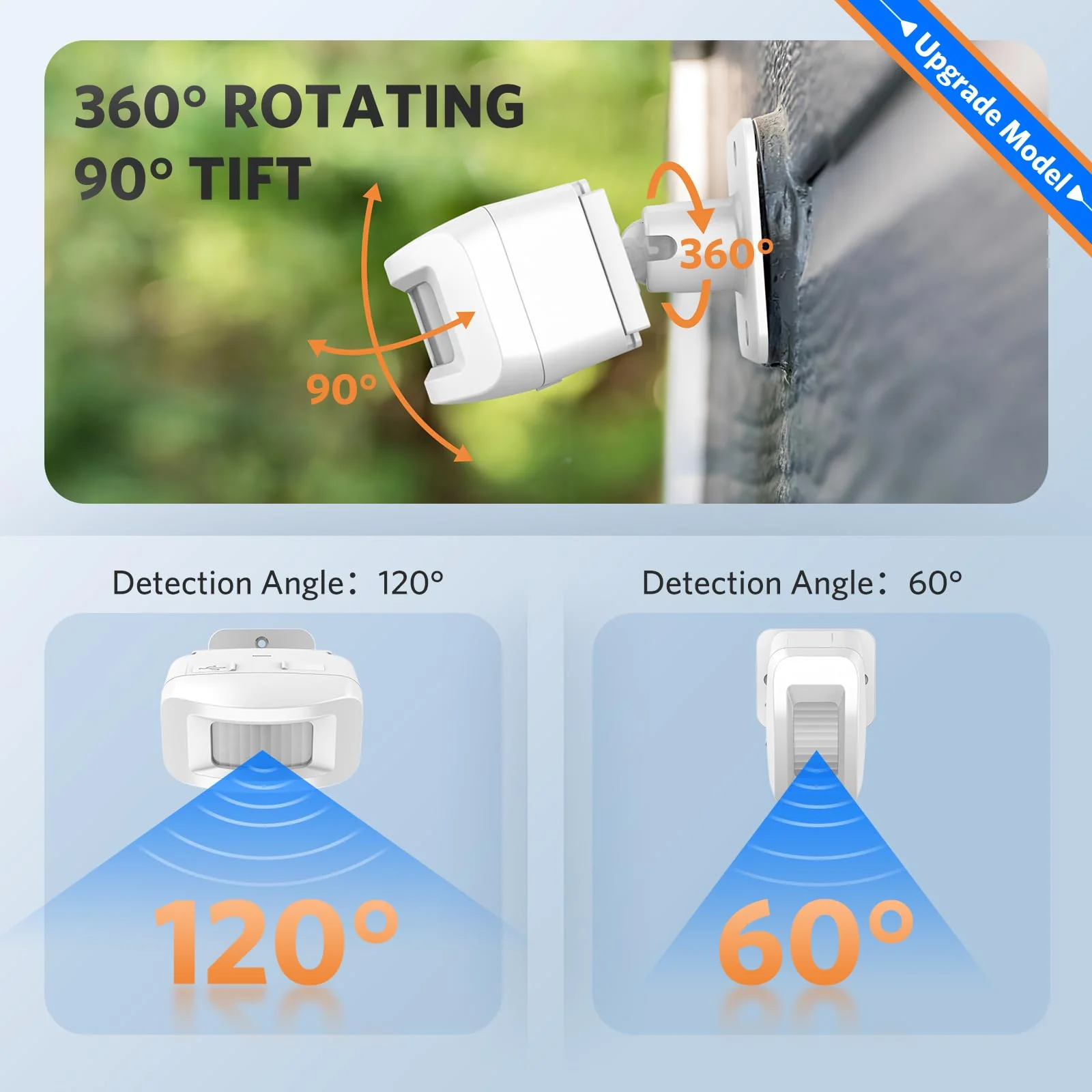 Driveway Alarms Wireless Outside Weatherproof - Motion Sensor Alarms System Motion Detector Plug-in Receiver Loud Chimes Security Alert Monitor System 500FT Long Range Outdoor Alarms Detection - Image 7