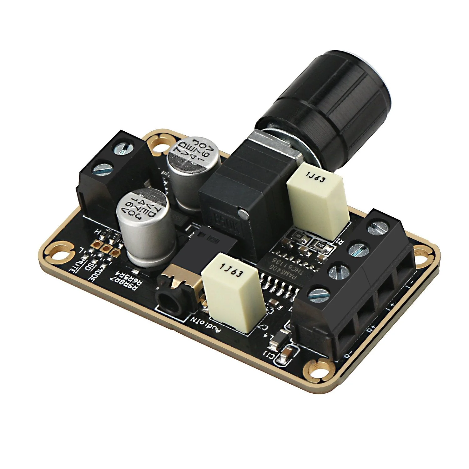 DROK Audio Amplifier Board, 5W+5W Mini Amplifier Board PAM8406 DC 5V Digital Stereo Power Amp 2.0 Dual Channel Class D Amplify Module for Speaker Sound System DIY - Image 9