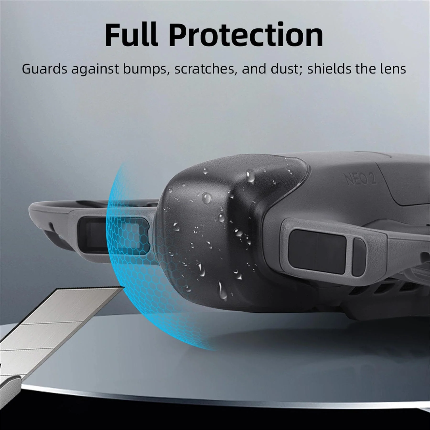 Drone Lens Cover for DJI NEO 2 Accessories, 2Pcs Gimbal Protector Case Anti-Scratch Lens Cap Dustproof Protective Cover Compatible with DJI NEO 2 - Image 6