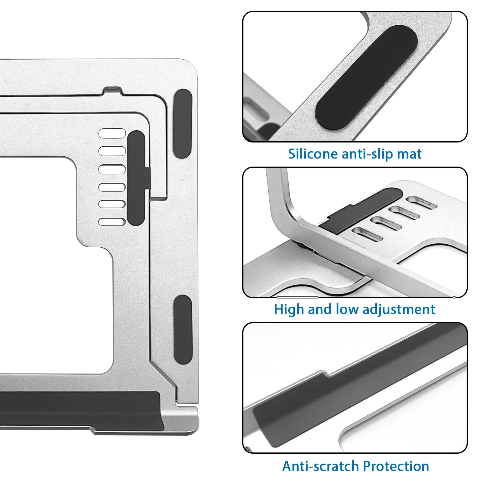 Drum Controller Foldable Stand Compatible with NI Maschine MK3,Ableton Push3, Akai MPC One+,MPC Live 3,Behringer Mixer lift adjustable,Solid Aluminum Portable Folding Stand for Home Studio - Image 2