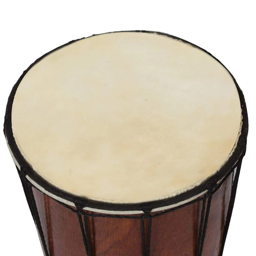 Drum Head Buffalo 2PCS Faux Leather Consistent Clear Sound Accessory for African Drums Bongos (9.0 inches)- Skin Replacement 9.0 inches - Image 4