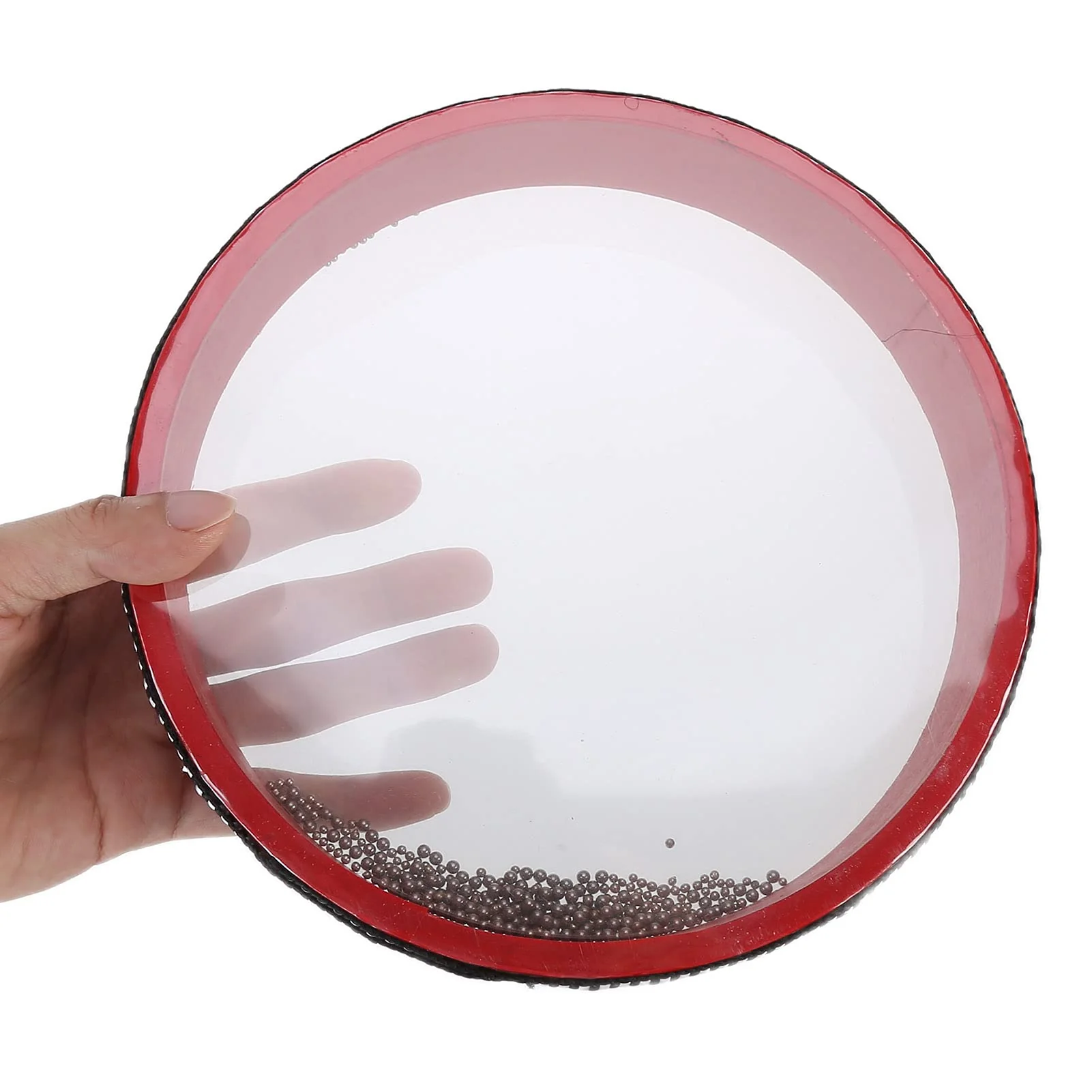 Drum, Iron Sand Soft Waves Drum, Percussion Sea Drum with Fillable Sealing Port and Hardwood Shell Light Rhythm Sea Drum - Image 7