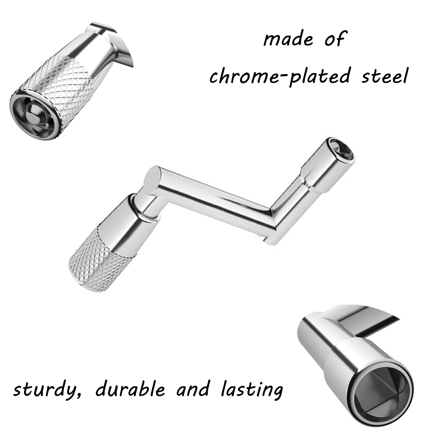 Drum Key Drummer Tuning Key with Continuous Motion Speed Standard Drum Tuner Wrench Tool Replacement Parts Accessories Metal 4 Pack - Image 5