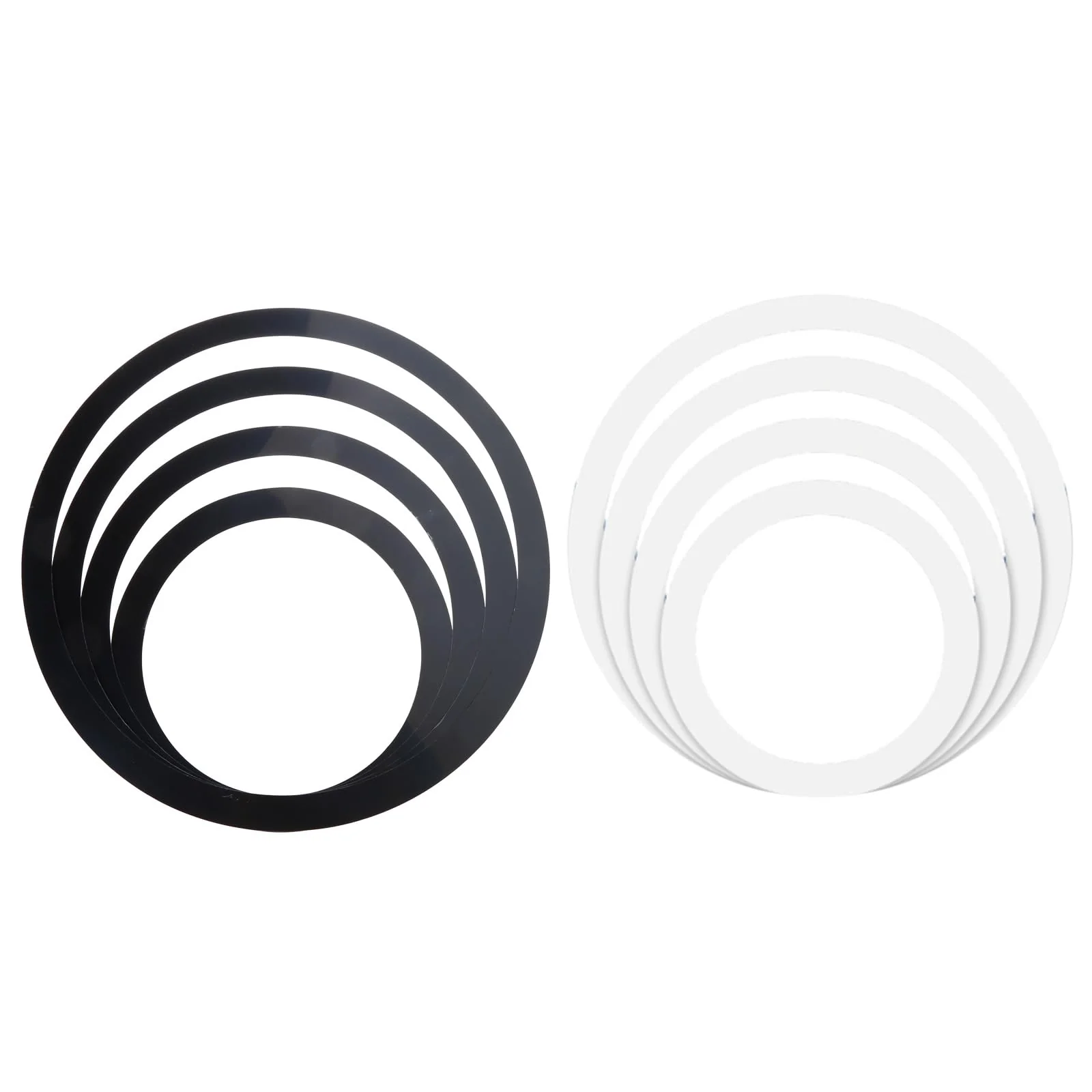 Drum Mute Rings Drum Muffler Rings Drum Silencers Drum Percussion Accessories Drum Mute Pads for Drums Tone Control, Black - Image 3