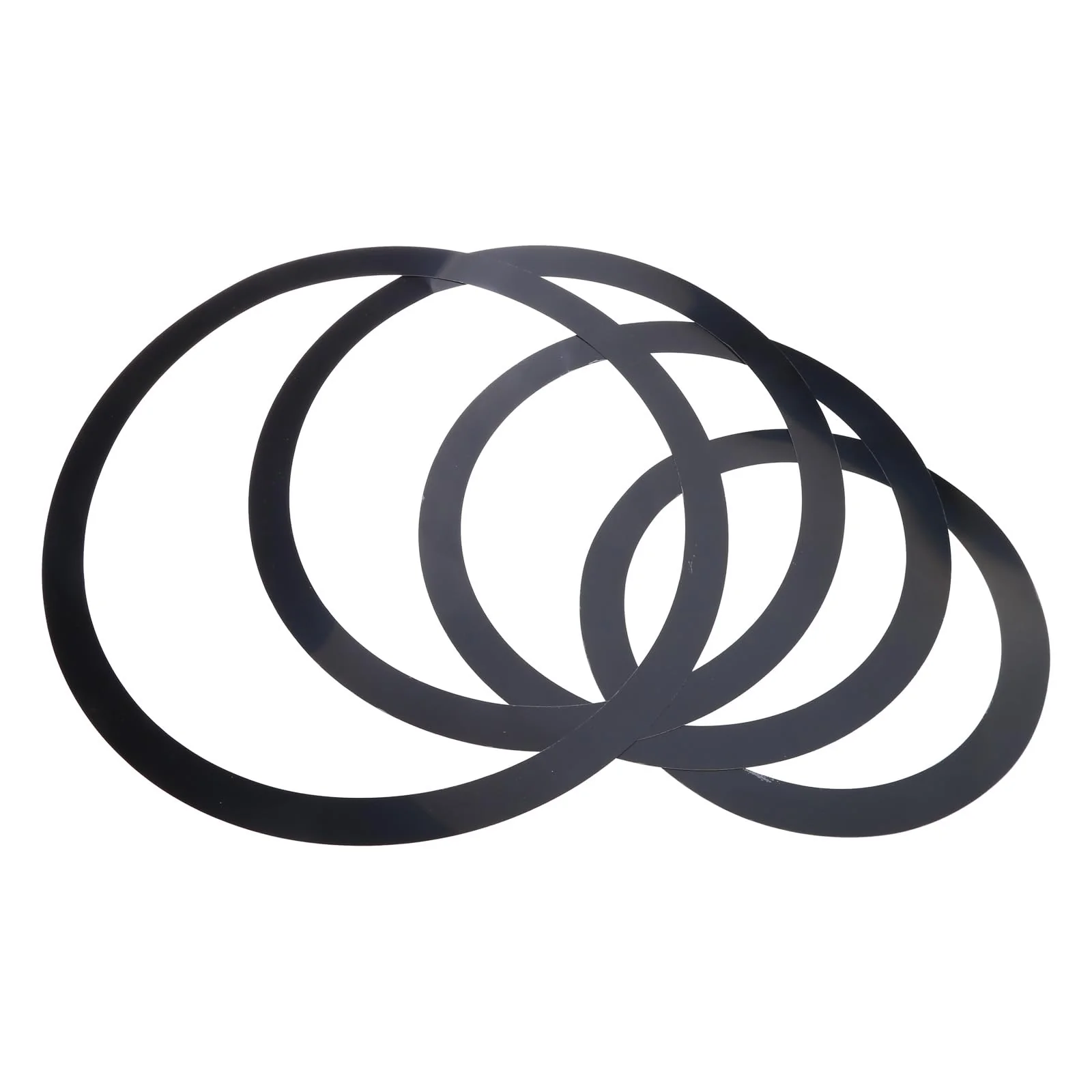Drum Mute Rings Drum Muffler Rings Drum Silencers Drum Percussion Accessories Drum Mute Pads for Drums Tone Control, Black - Image 5