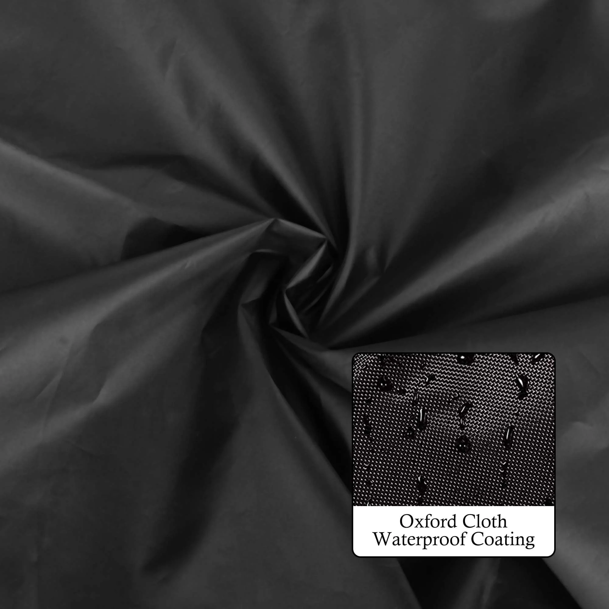 Drum Set Dust Cover, Waterproof Drum Cover 80 x 108 Inch Dust Cover with Sewn-in Weighted Corner Large Drum Shield for Electric Drum Accessories Musical Instruments, Black - Image 6