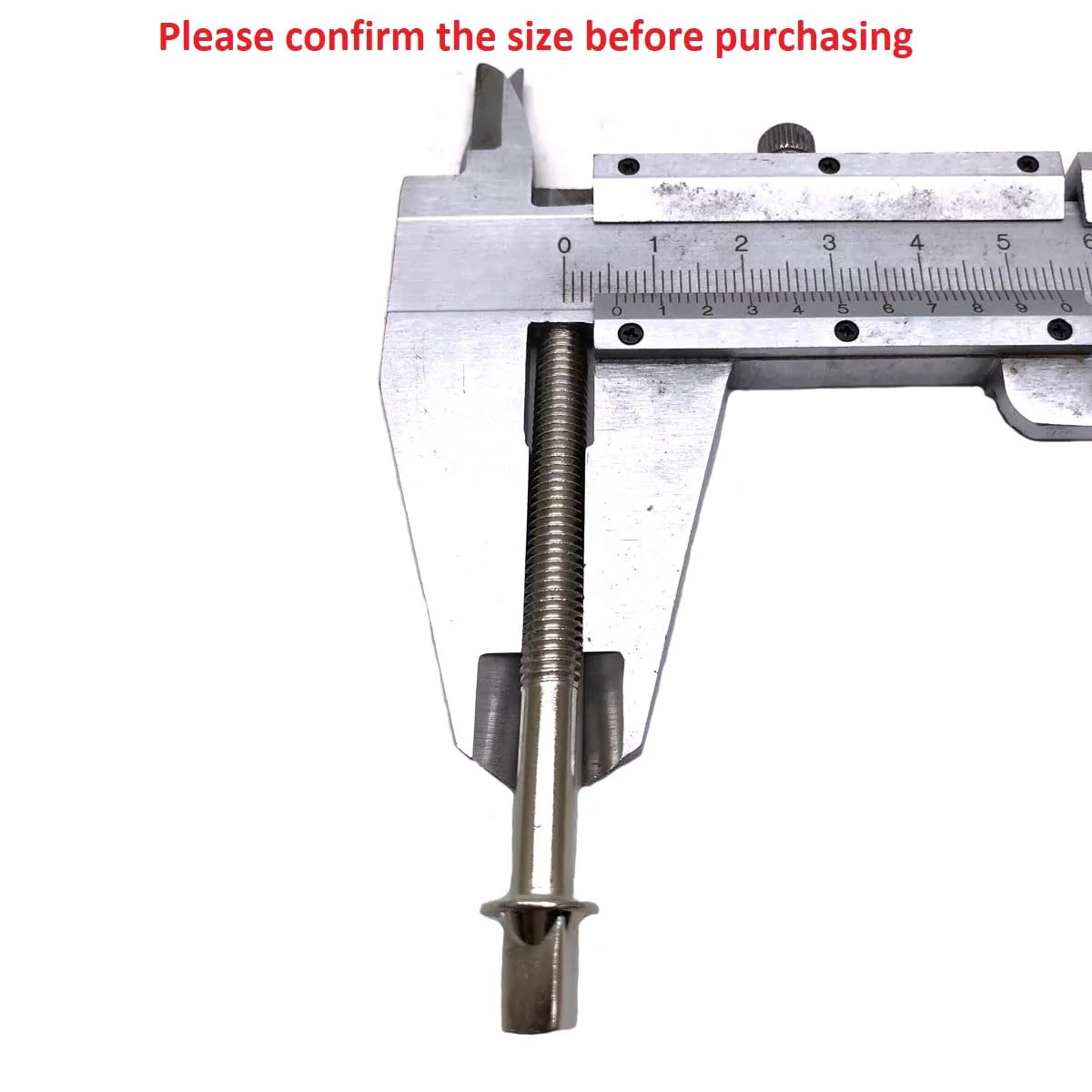 Drum Set Hardware 12-Pack Stainless Steel Drum Tight Screw Tension Rods for Percussion Instrument Parts (M6 x50mm) M6 x50mm - Image 6