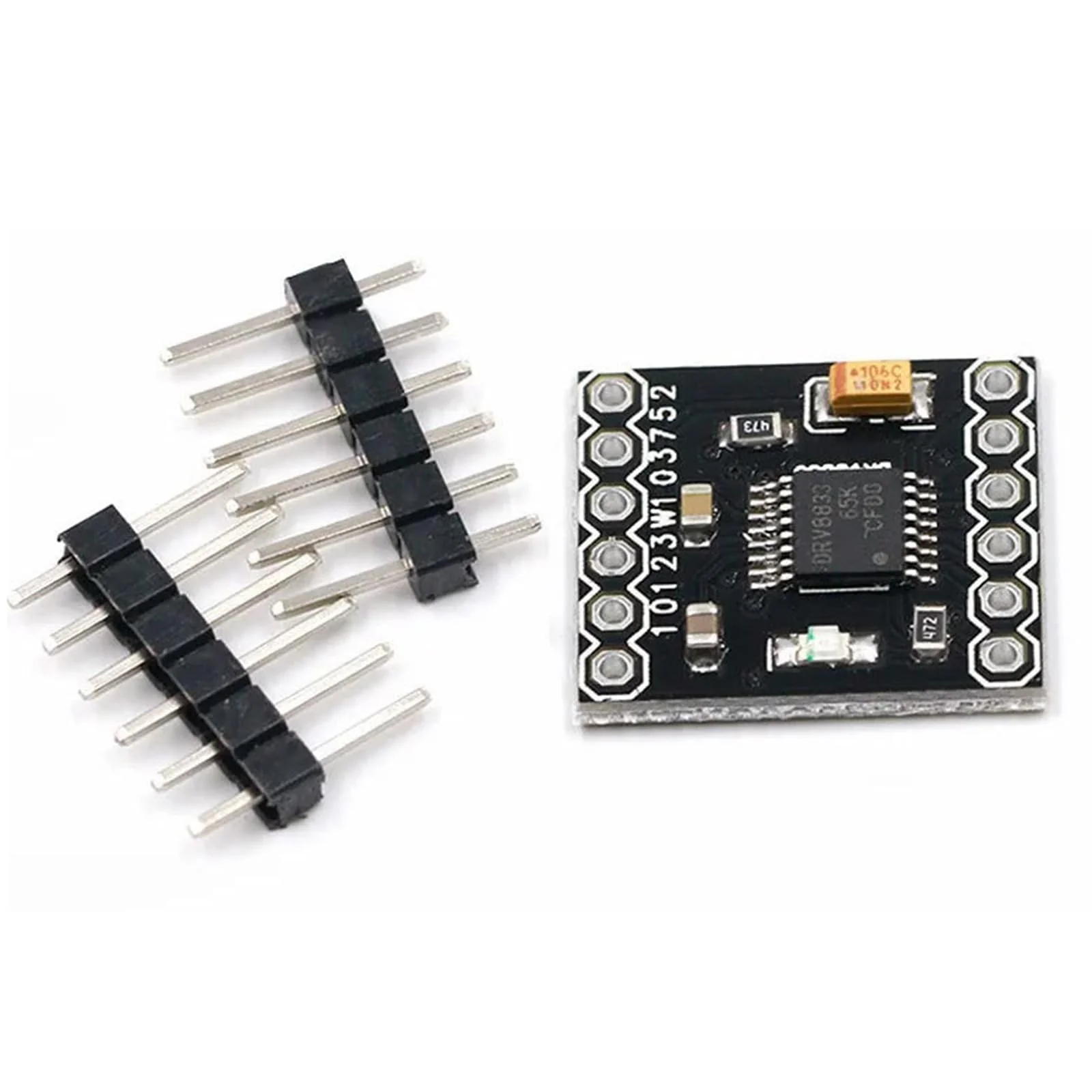 DRV8833 1.5A 2-Channel H Bridge DC Motor Drive Board Ultra Small Volume Motor Drive Module Input Voltage 3-10V Pack of 6 - Image 2