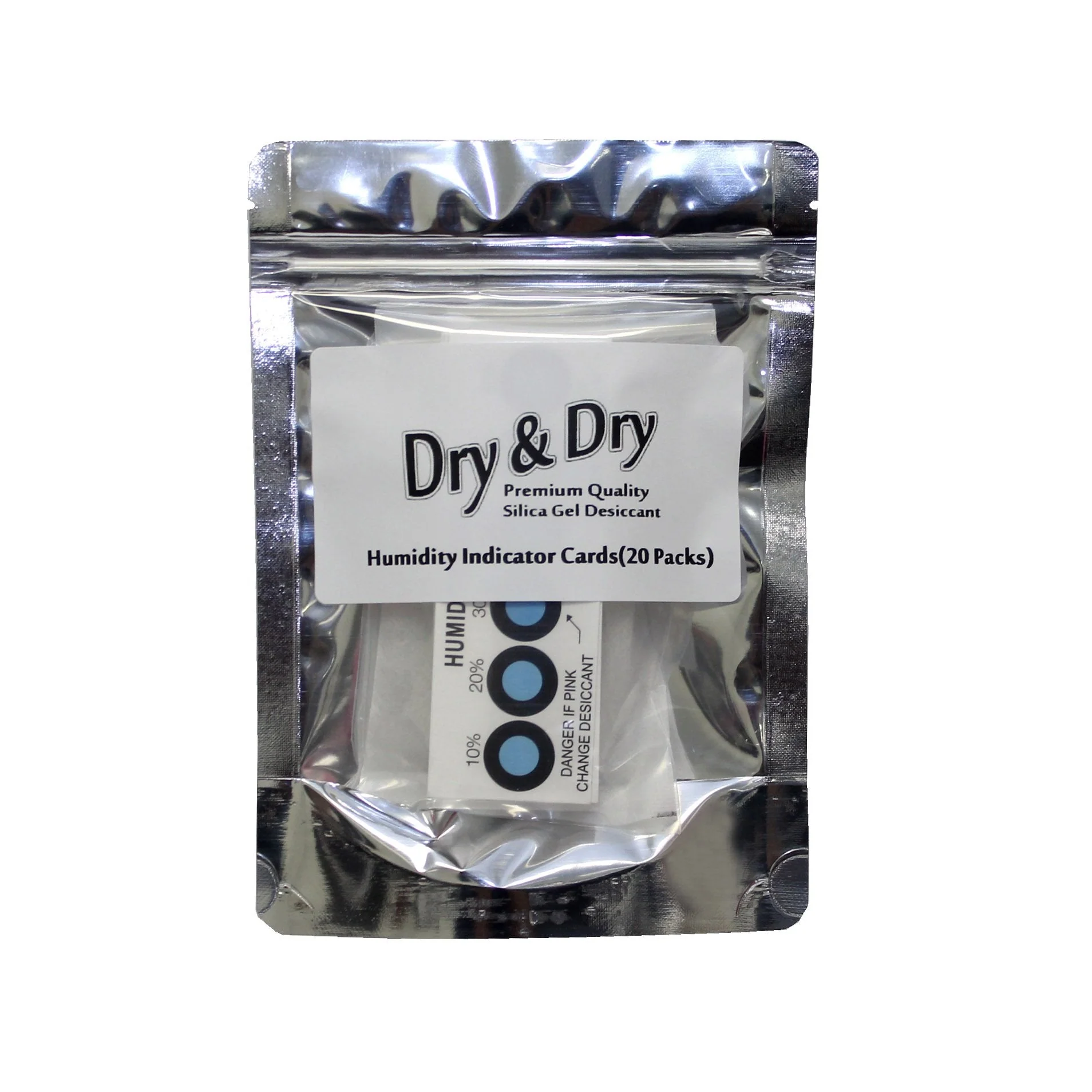 Dry & Dry Premium Humidity Indicator Cards 20 Pack (Reusable) - 10-60% 6 Spot (20 Cards) - Image 4