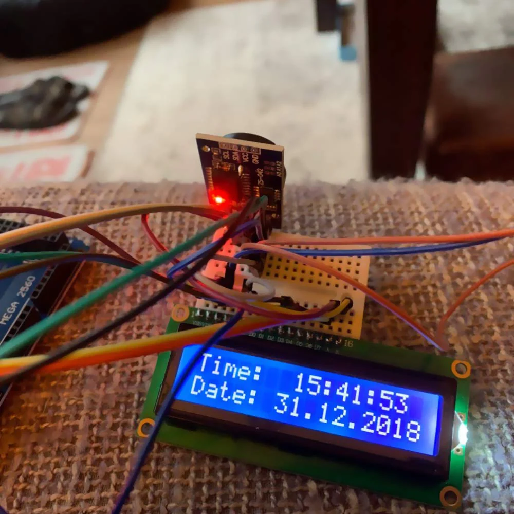 DS3231 AT24C32 IIC RTC Module Clock Timer Memory Module Beats Replace DS1307 I2C RTC Board + 20 Pieces Male to Female Jumper Cables - Image 6