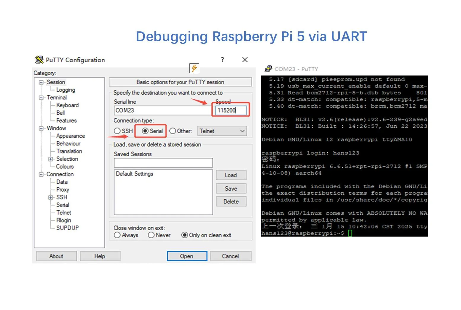 DSD TECH SH-C02A 3PIN 1.0MM to 2.5MM Cable Compatible Raspberry Pi 5 Debug Probe - Image 4