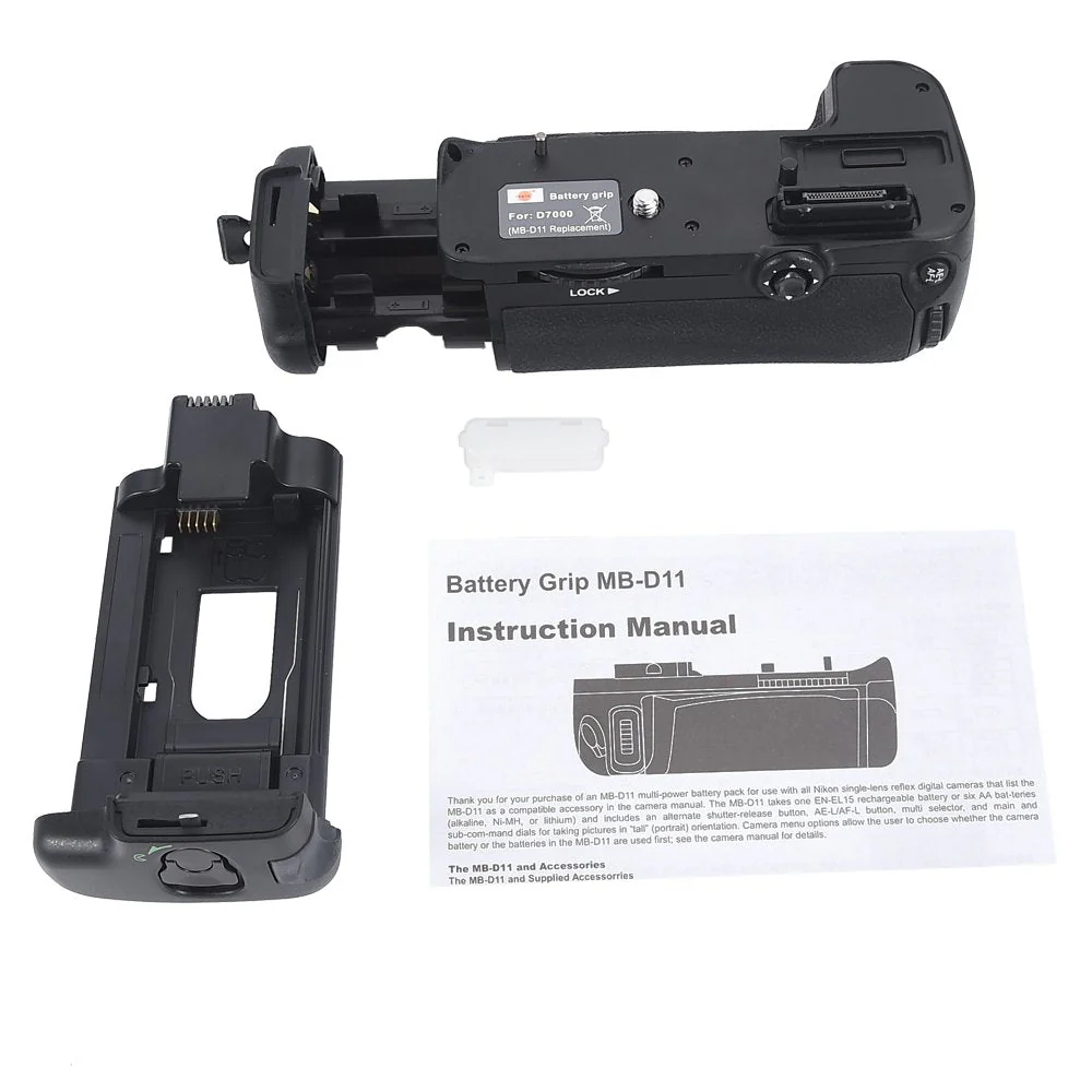 DSTE MB-D11 Vertical Battery Grip Compatible with D7000 DSLR Digital Camera as EN-EL15 - Image 7