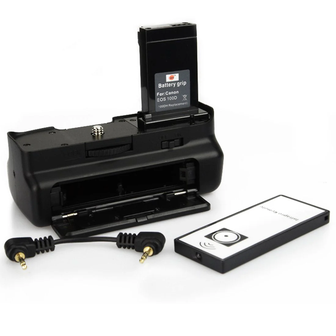 DSTE Replacement for Pro IR Remote 100D Vertical Battery Grip Compatible Canon EOS 100D Rebel SL1 SLR Digital Camera as LP-E12 - Image 2