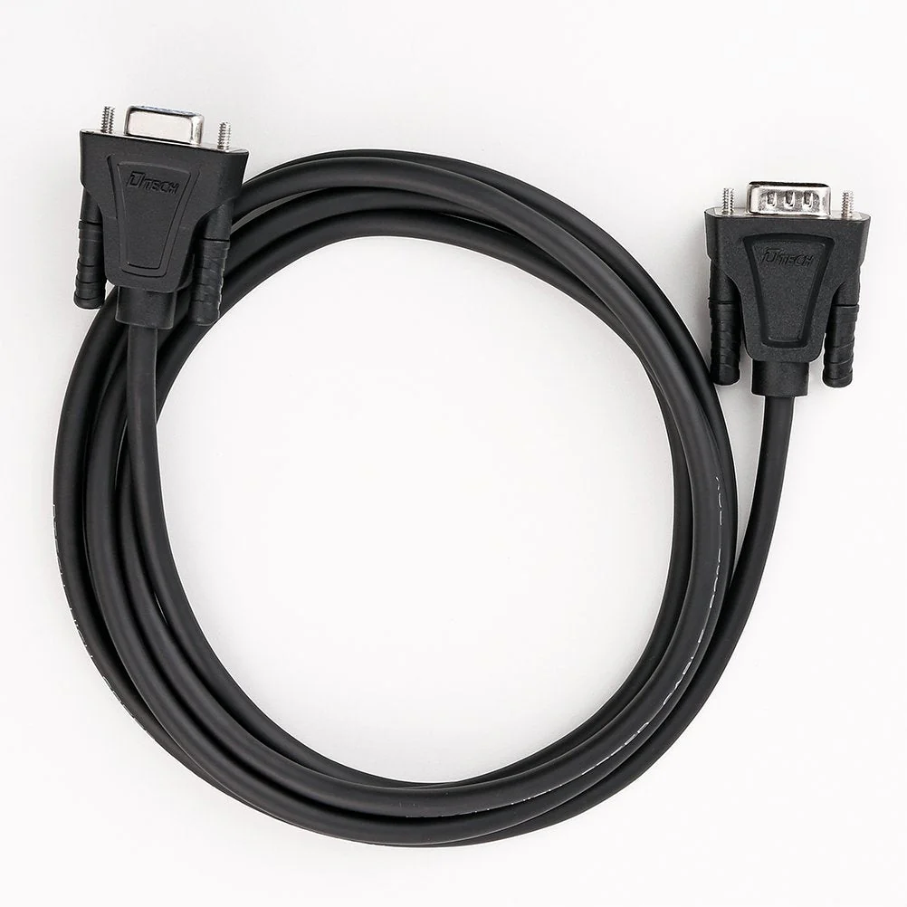 DTECH 10ft COM Port Serial Cable Male to Female RS232 Extension 9 Pin Straight Through Cord (3 Meter, Black) - Image 8