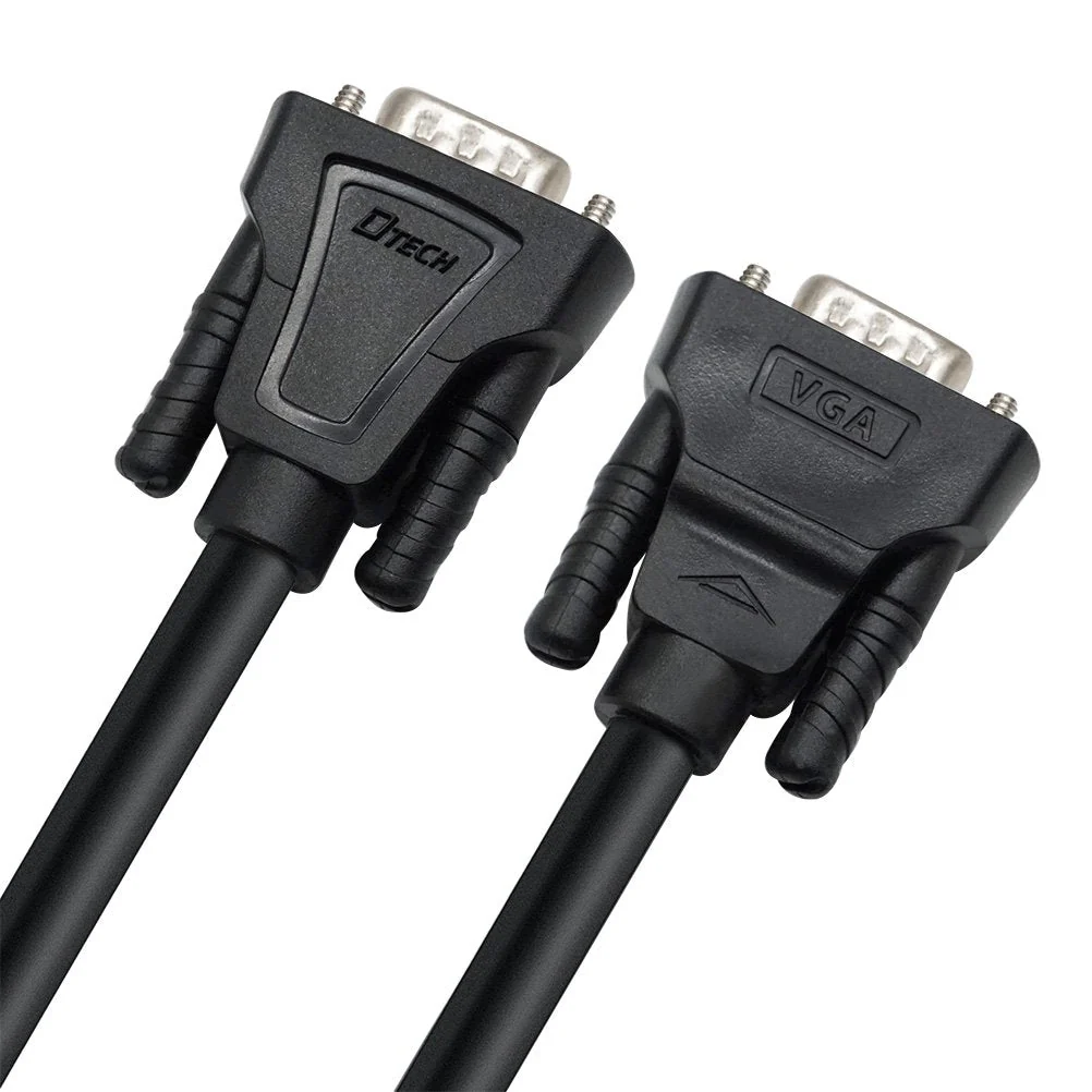 DTech 3 Feet SVGA VGA Computer Monitor Cable Male to Male Supports 1080p High Resolution (1 Meter, Black) 3ft - Image 4