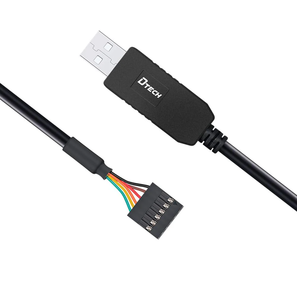 DTECH 3ft USB to TTL Serial Cable 3.3V 6 Pin UART Adapter Debug Cord Compatible with Windows 11 10 8 7 Linux MAC OS Genuine FT232RL Chip 6Pin 3v3 Level Signal 2.54mm Dupont Female Header - Image 5