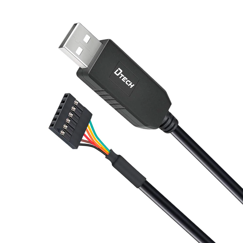 DTECH 3ft USB to TTL Serial Cable 3.3V 6 Pin UART Adapter Debug Cord Compatible with Windows 11 10 8 7 Linux MAC OS Genuine FT232RL Chip 6Pin 3v3 Level Signal 2.54mm Dupont Female Header - Image 6