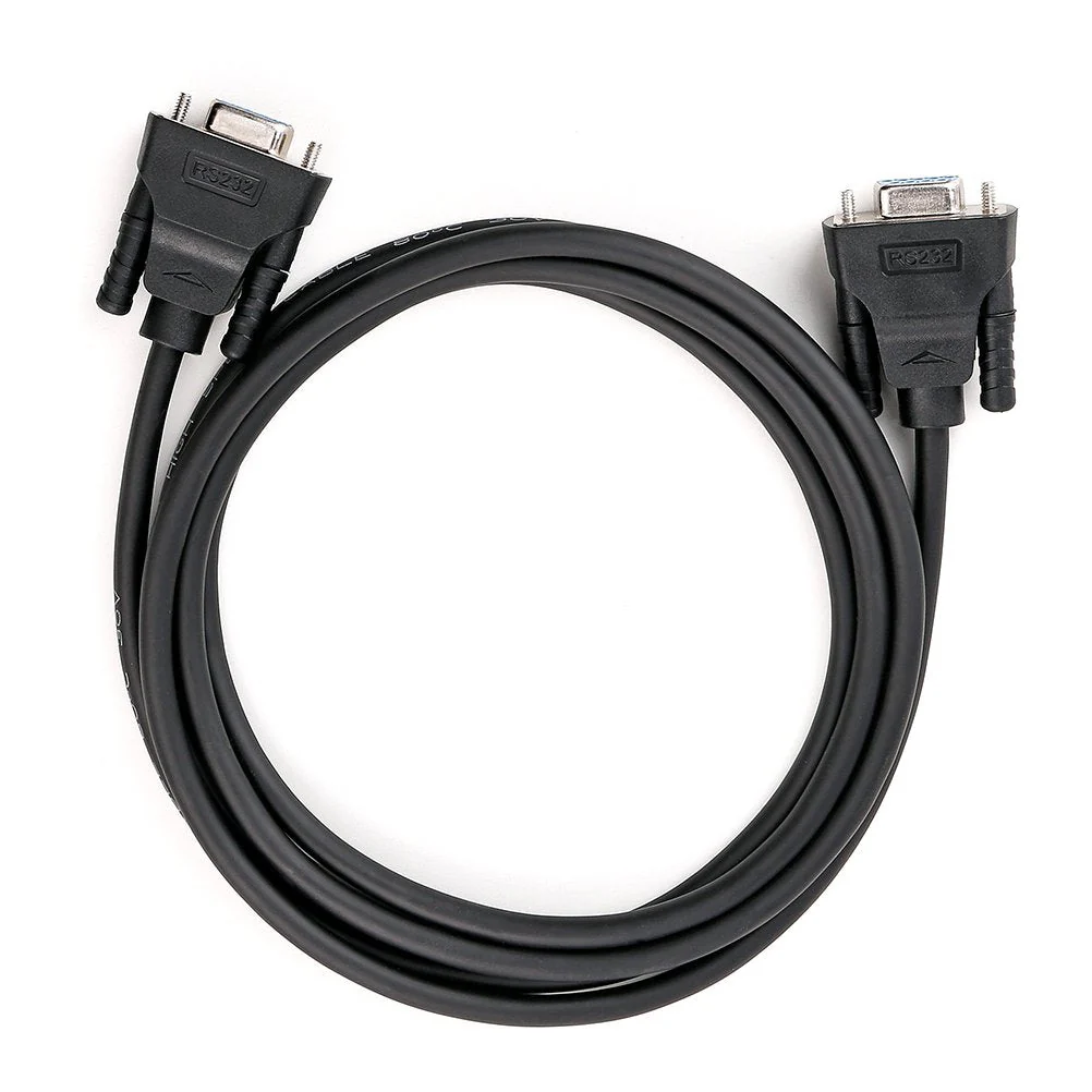 DTECH DB9 RS232 Serial Cable Female to Female Null Modem Cord Full Handshaking 7 Wire Crossover for Data Communication (15 Feet, Black) 15ft - Image 7