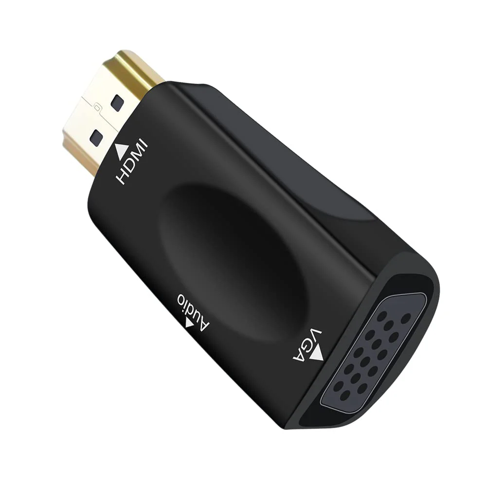 DTECH HDMI to VGA Adapter with 3.5mm Audio Jack for Computer Monitor Laptop Raspberry Pi PS3 Xbox DVD TV LCD Display 1080P Full HD Video (Male HDMI Input and Female VGA Output) - Image 6