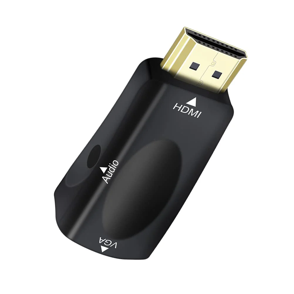 DTECH HDMI to VGA Adapter with 3.5mm Audio Jack for Computer Monitor Laptop Raspberry Pi PS3 Xbox DVD TV LCD Display 1080P Full HD Video (Male HDMI Input and Female VGA Output) - Image 7