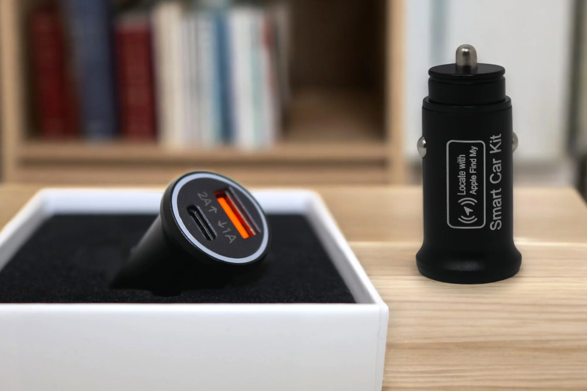 Dual Car Charger, Smart Car Kit AP200. Mobile Locator, Compatible with iOS, USB C 2-in-1 Car Charger, Smartphone Ignition Dual Fast Charging Intelligent Anti-Skid Device - Image 2