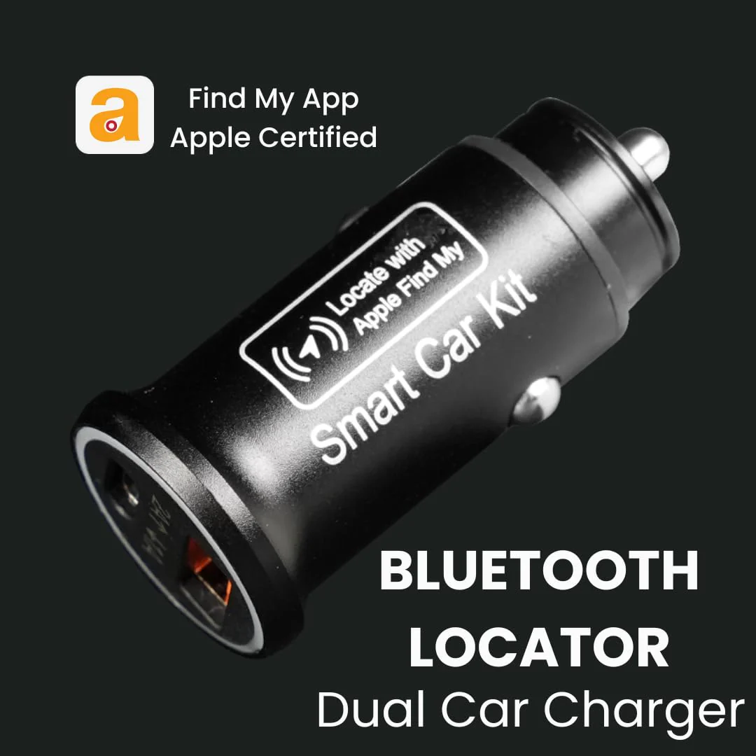 Dual Car Charger, Smart Car Kit AP200. Mobile Locator, Compatible with iOS, USB C 2-in-1 Car Charger, Smartphone Ignition Dual Fast Charging Intelligent Anti-Skid Device - Image 6