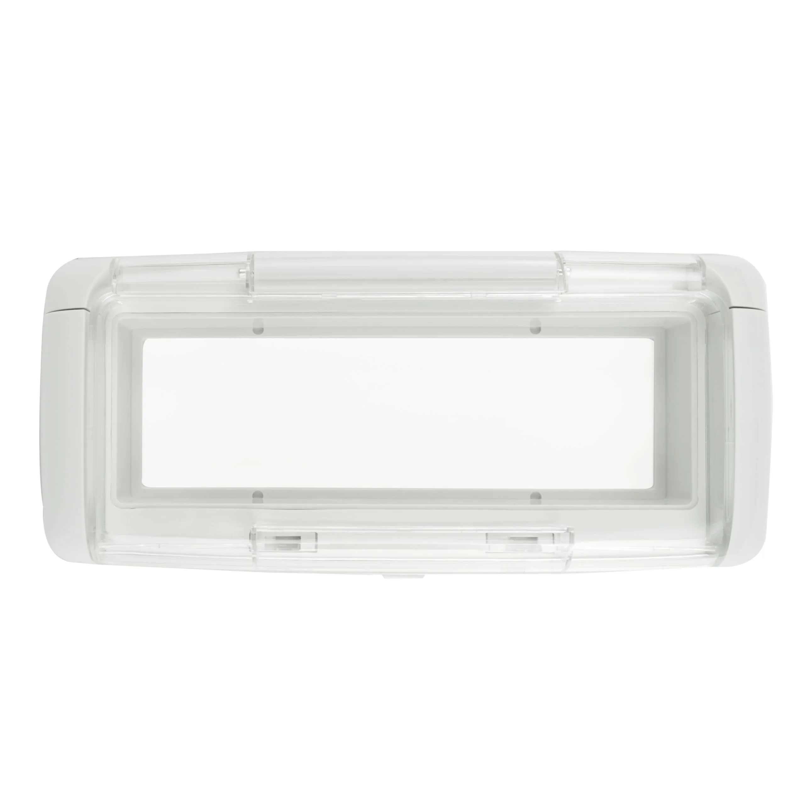 Dual Electronics SG3 Splashguard Marine Radio Housing Unit, Waterproof, Transparent, Single DIN, White - Image 4