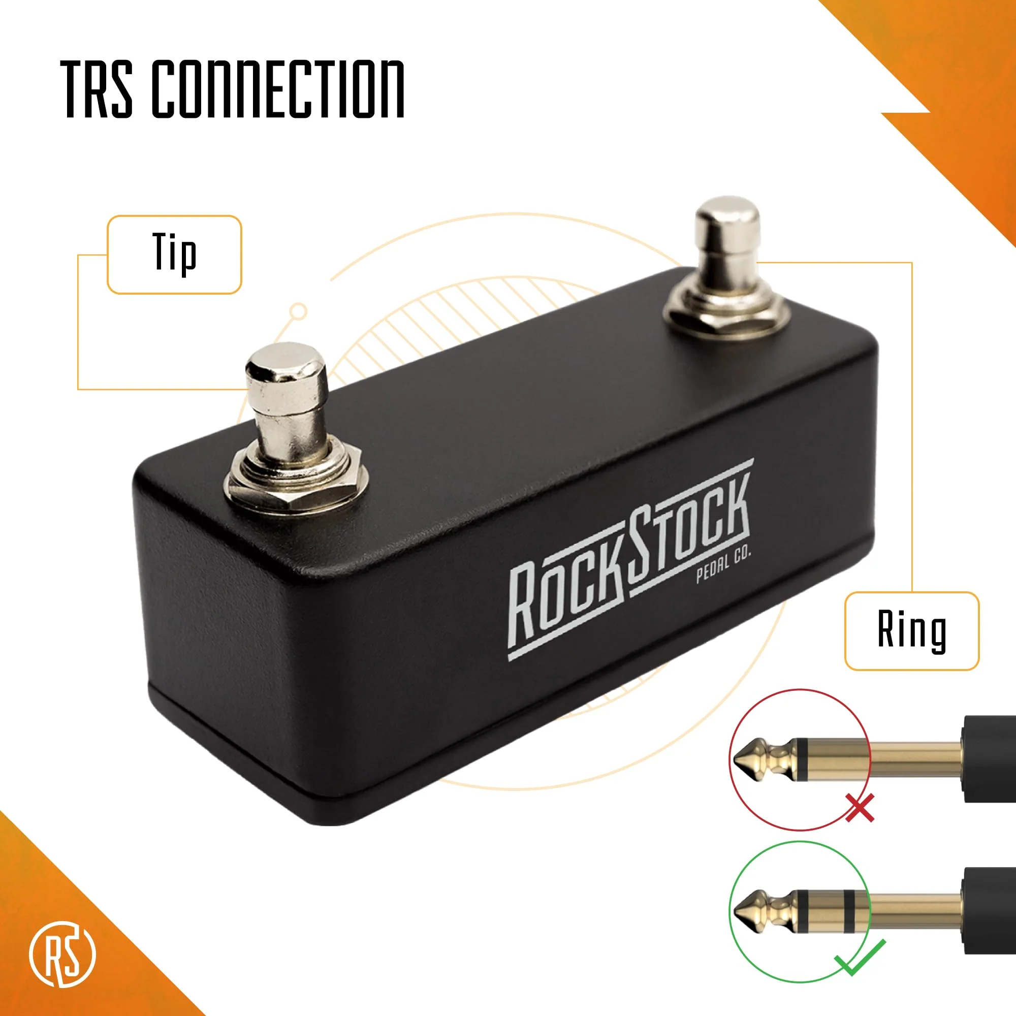 Dual Foot Switch Pedal - Versatile TRS Auxiliary Guitar Pedal - Expand Your Multi Effects Processor - Hand Wired and Built for the Road (Arctic White) - Image 7