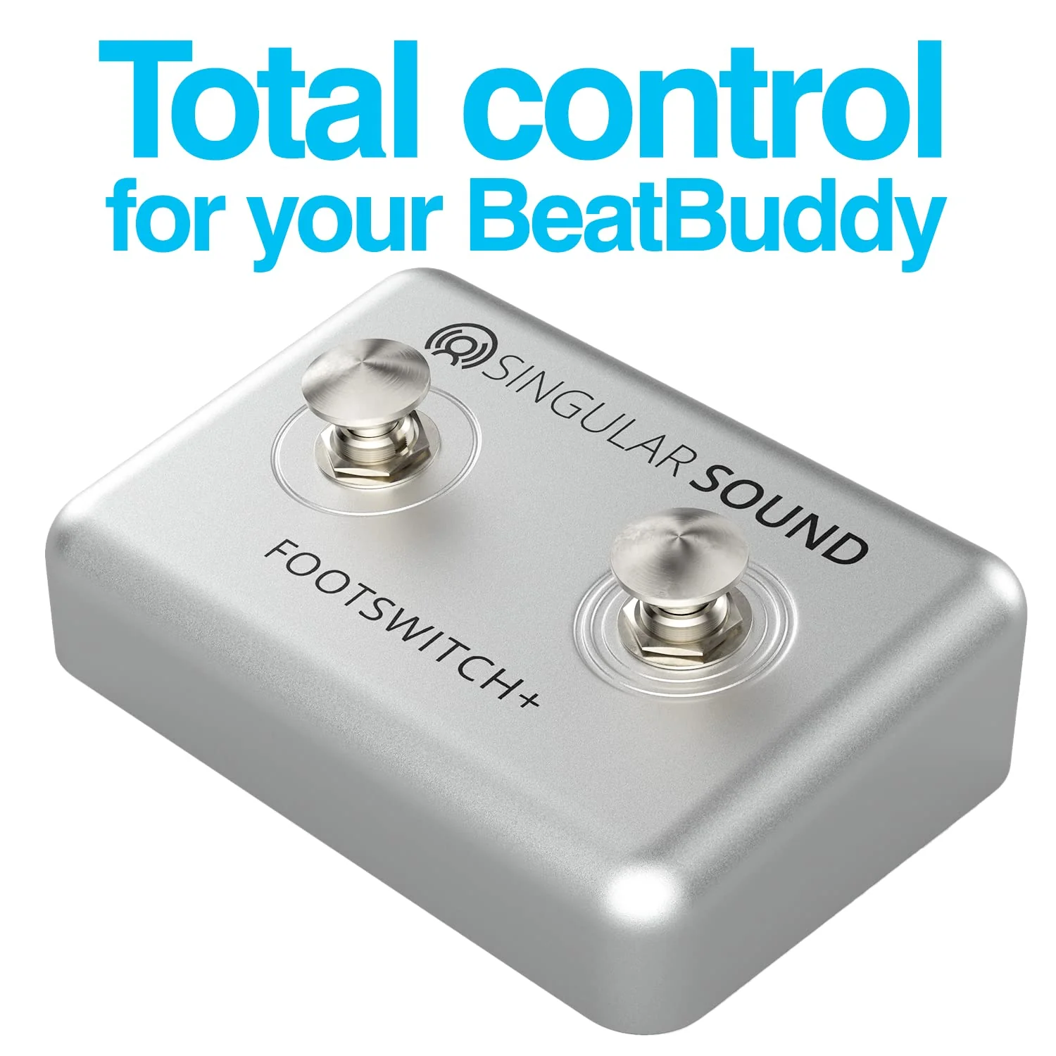 Dual Momentary Footswitch Plus for use with BeatBuddy, Effects Pedals, and Electronic Instruments - Image 3
