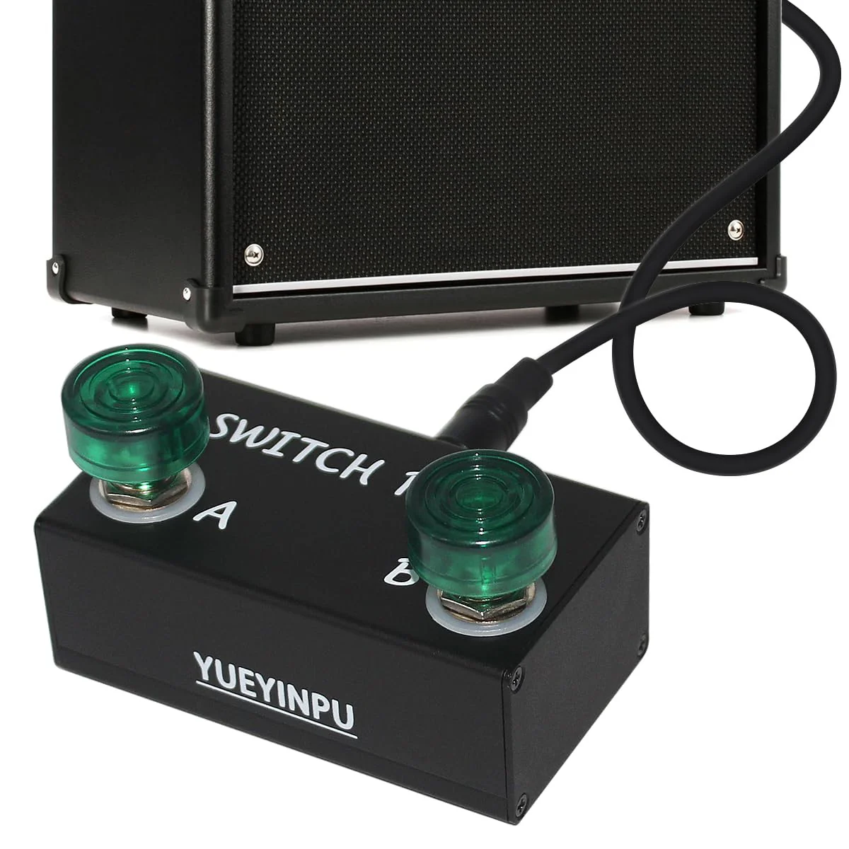 Dual Switch Pedal for Guitar Effect Pedal With TRS Cable (Latch Dual Switch) Latch Dual Switch - Image 6