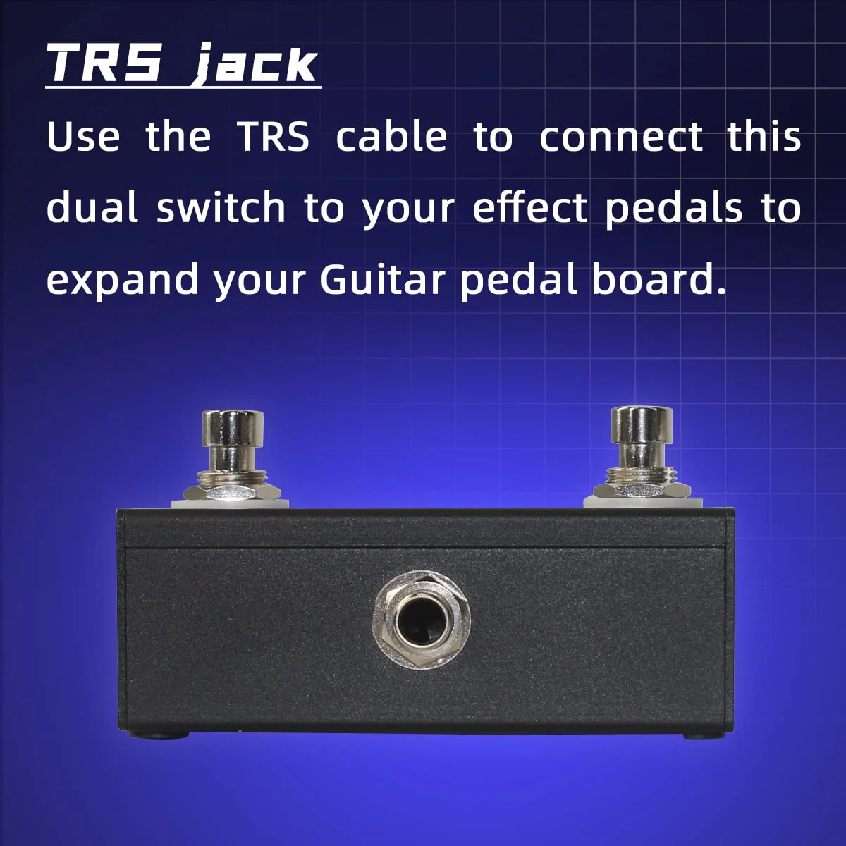 Dual Switch Pedal for Guitar Effect Pedal With TRS Cable (Unlatch Dual Switch) Unlatch Dual Switch - Image 3
