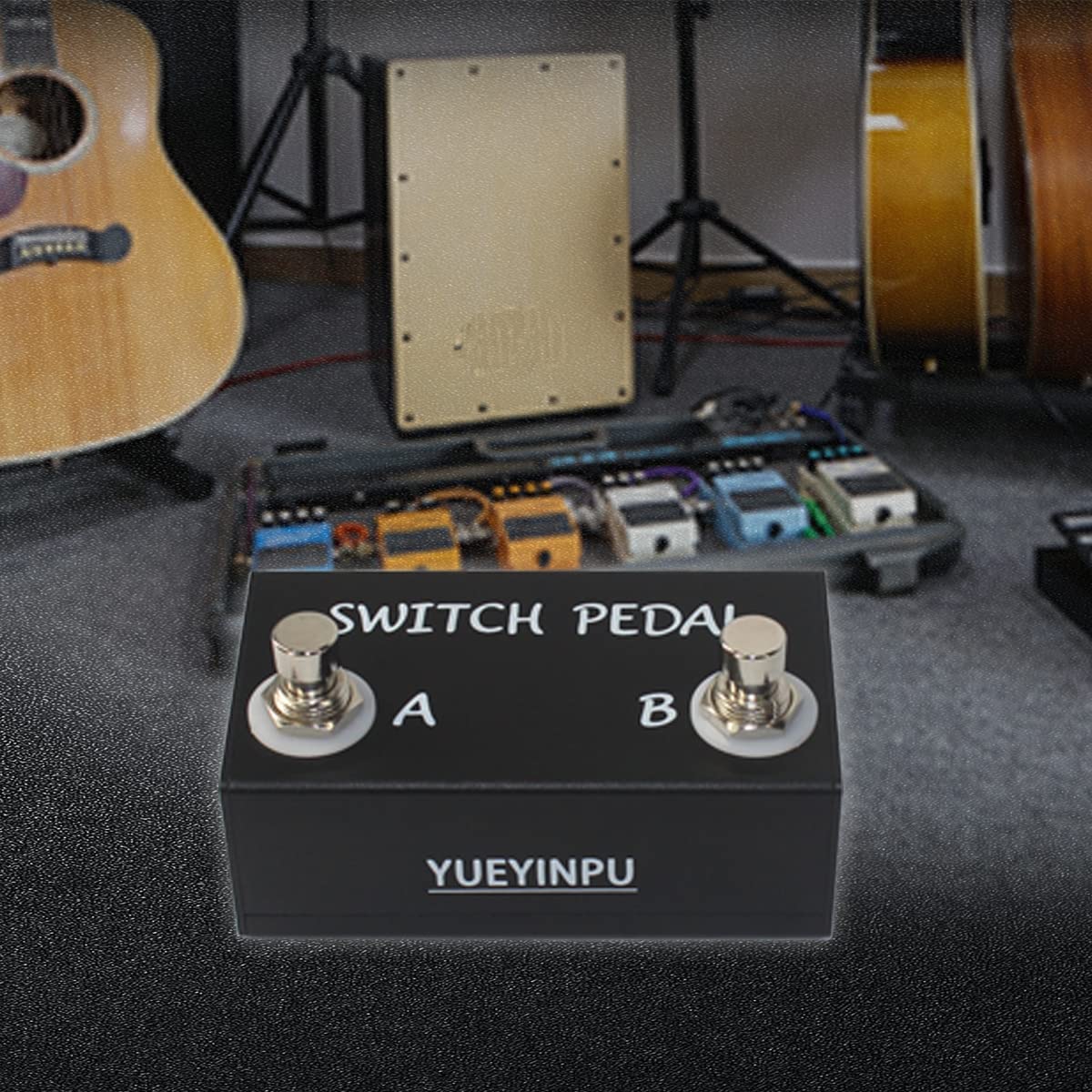 Dual Switch Pedal for Guitar Effect Pedal With TRS Cable (Unlatch Dual Switch) Unlatch Dual Switch - Image 6
